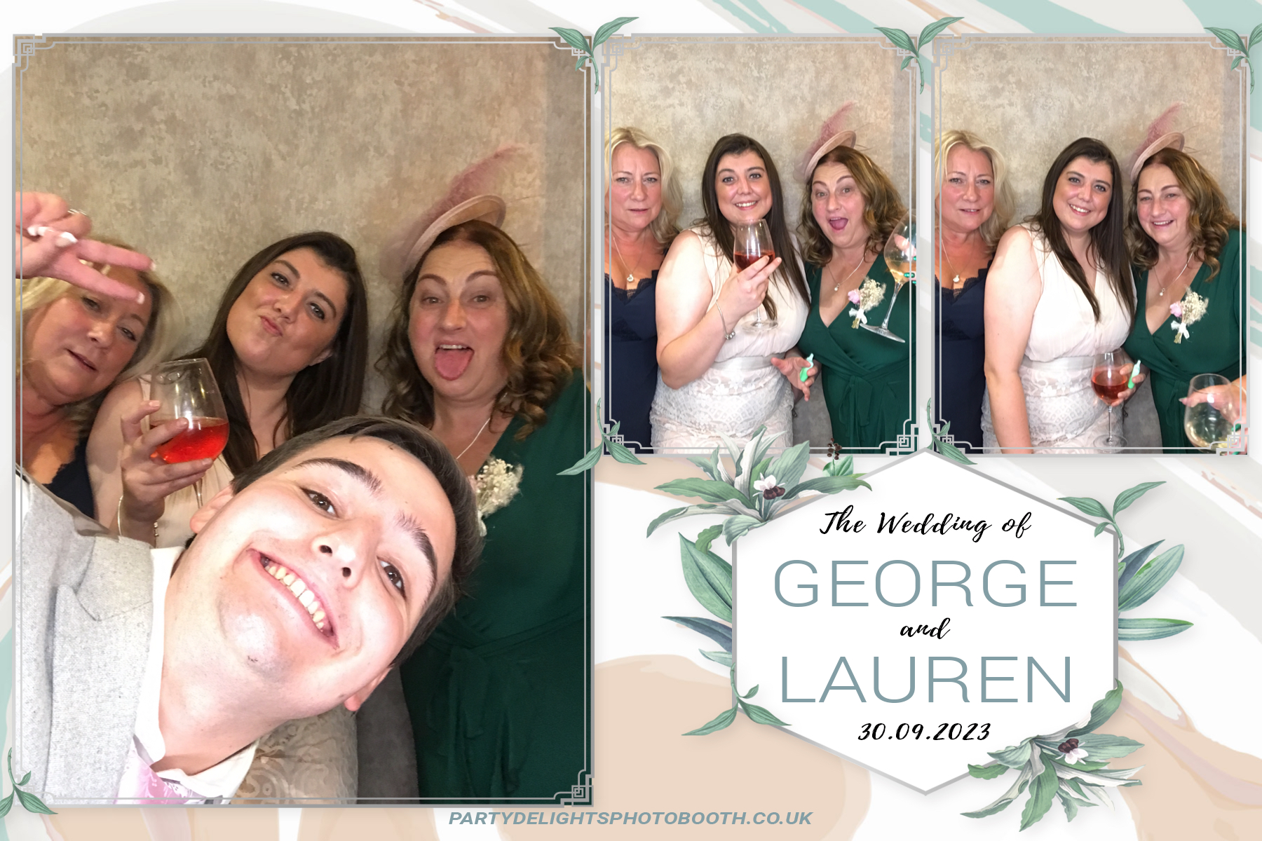 George and Lauren's Wedding | View more photos from the event at gallery.partydelightsphotobooth.co.uk/u/PartyDelightsPhotoBooth/George-and-Laurens-Wedding