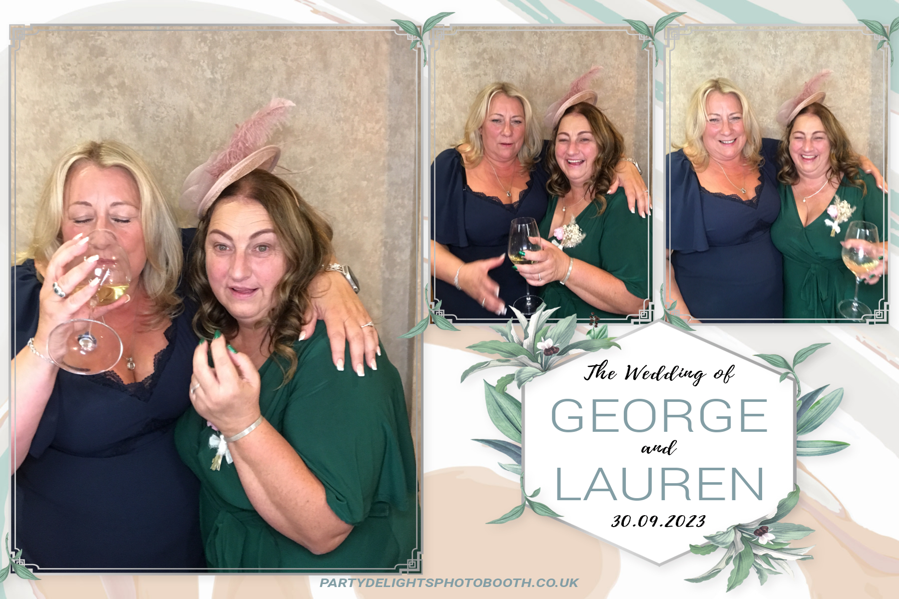 George and Lauren's Wedding | View more photos from the event at gallery.partydelightsphotobooth.co.uk/u/PartyDelightsPhotoBooth/George-and-Laurens-Wedding