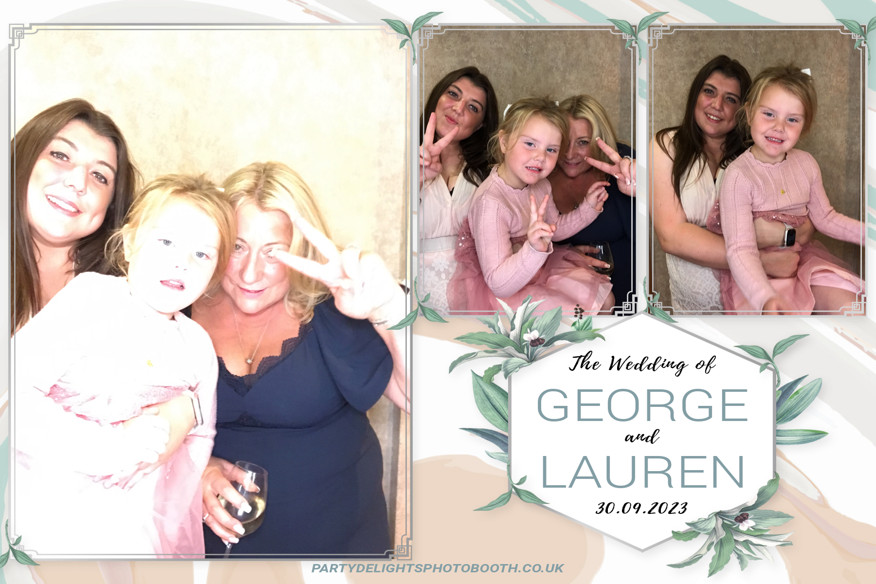 George and Lauren's Wedding | View more photos from the event at gallery.partydelightsphotobooth.co.uk/u/PartyDelightsPhotoBooth/George-and-Laurens-Wedding
