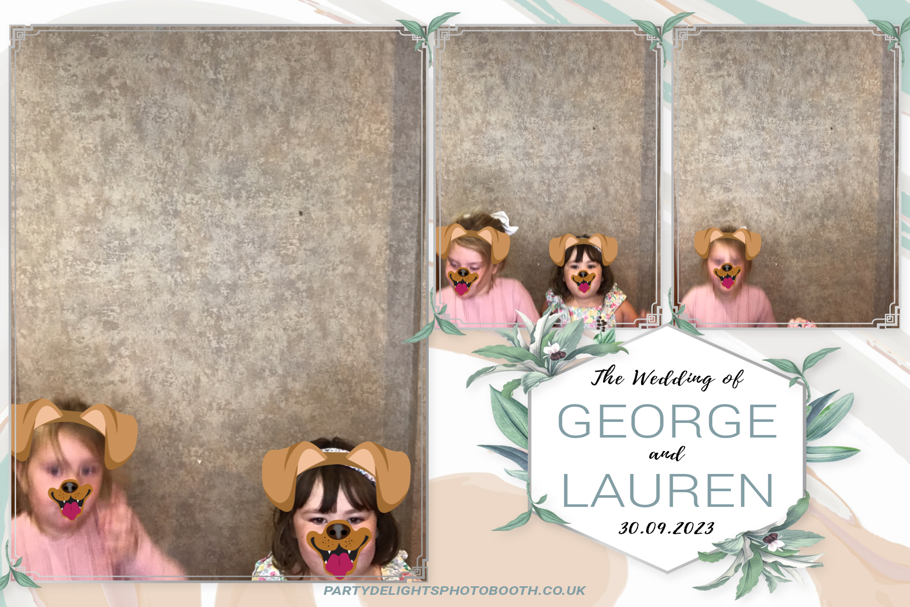 George and Lauren's Wedding | View more photos from the event at gallery.partydelightsphotobooth.co.uk/u/PartyDelightsPhotoBooth/George-and-Laurens-Wedding