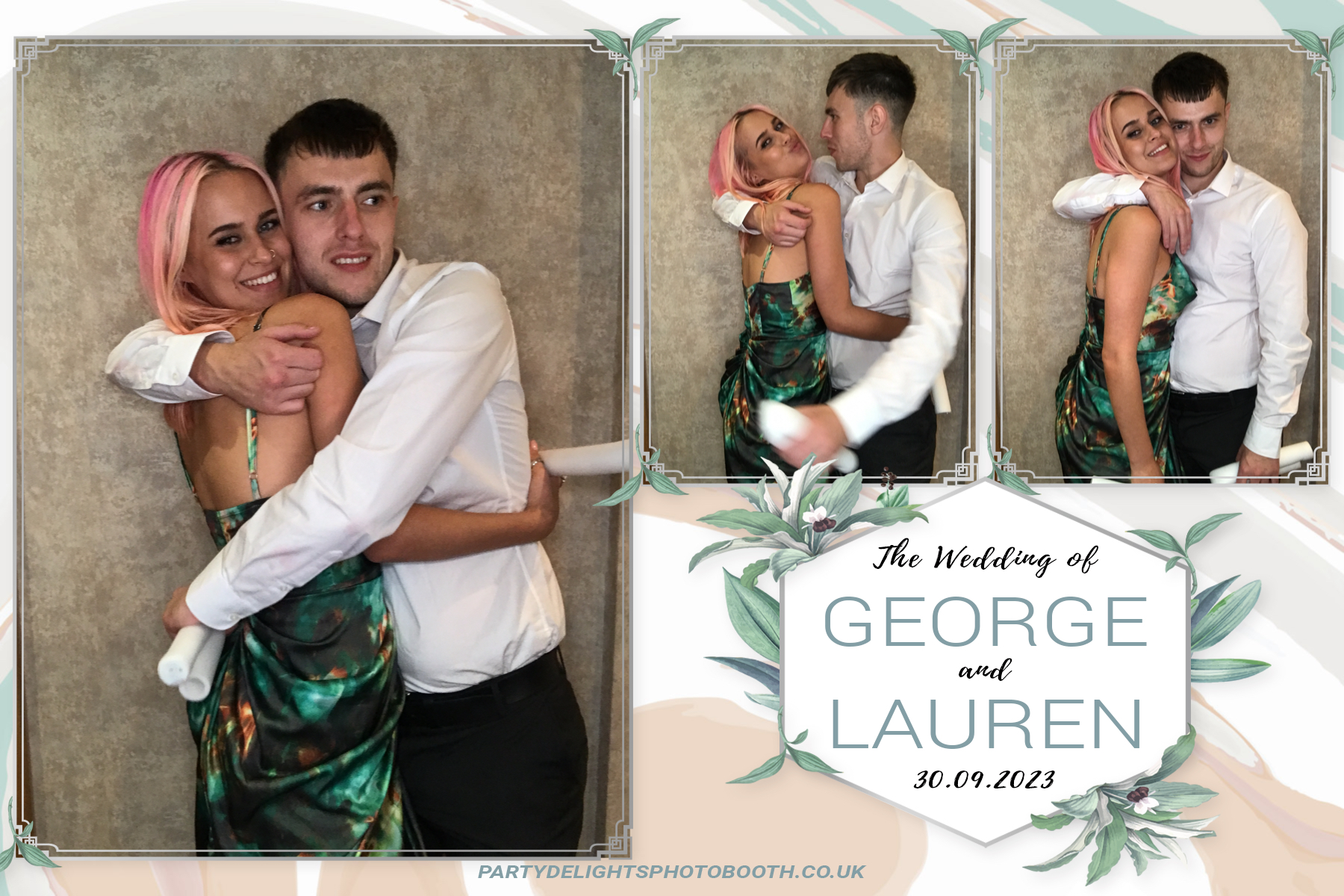 George and Lauren's Wedding | View more photos from the event at gallery.partydelightsphotobooth.co.uk/u/PartyDelightsPhotoBooth/George-and-Laurens-Wedding