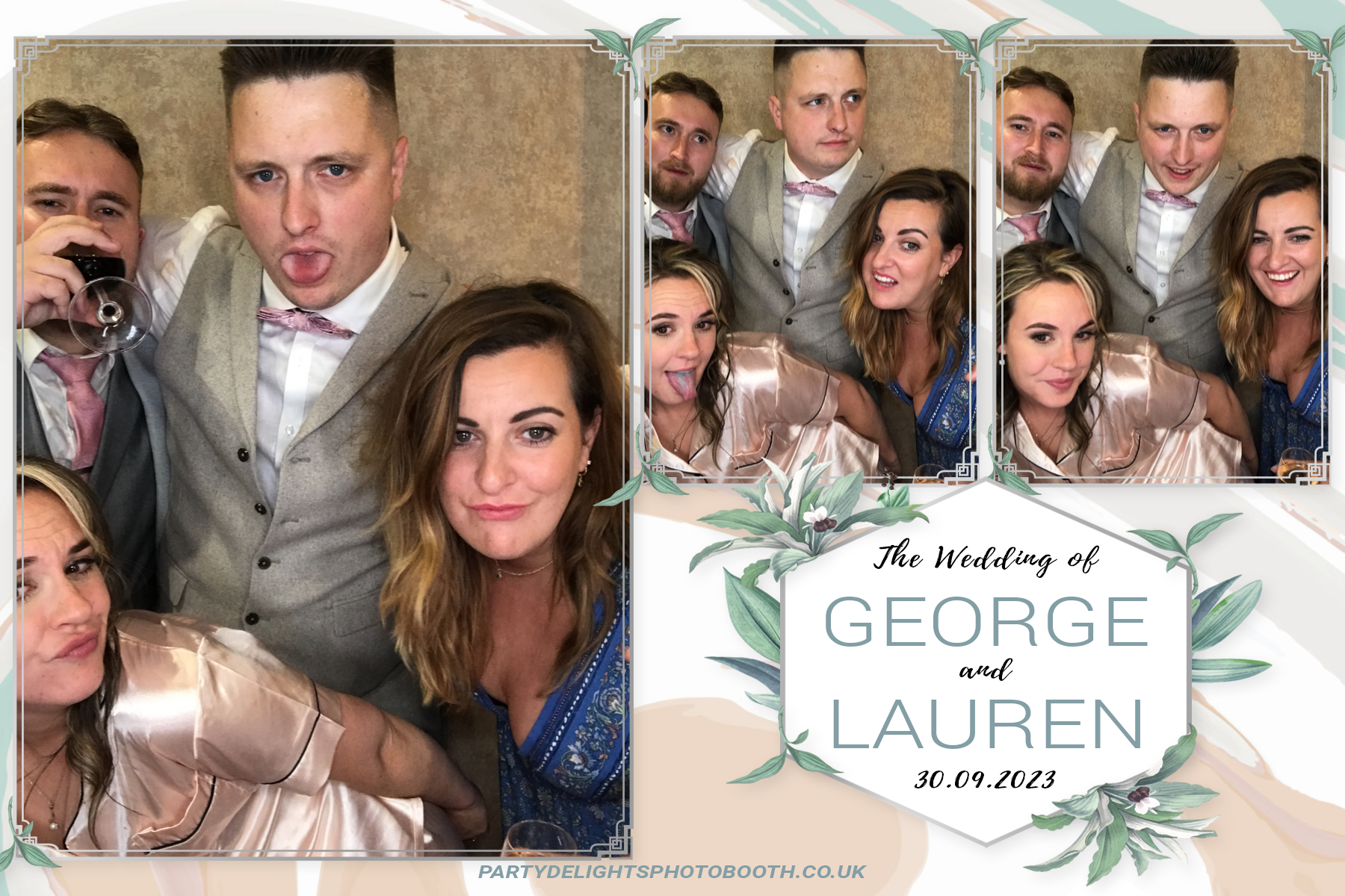 George and Lauren's Wedding | View more photos from the event at gallery.partydelightsphotobooth.co.uk/u/PartyDelightsPhotoBooth/George-and-Laurens-Wedding