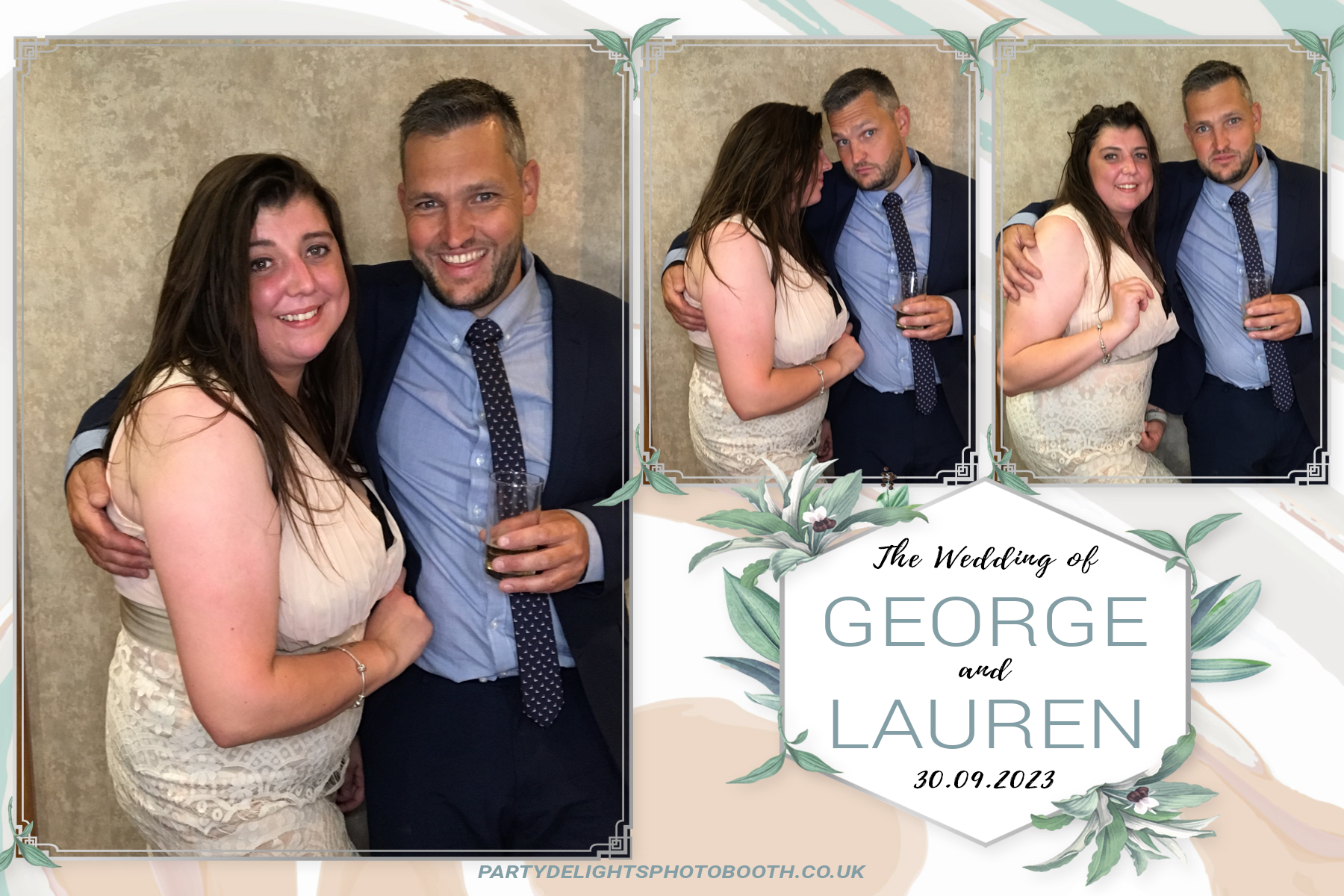 George and Lauren's Wedding | View more photos from the event at gallery.partydelightsphotobooth.co.uk/u/PartyDelightsPhotoBooth/George-and-Laurens-Wedding