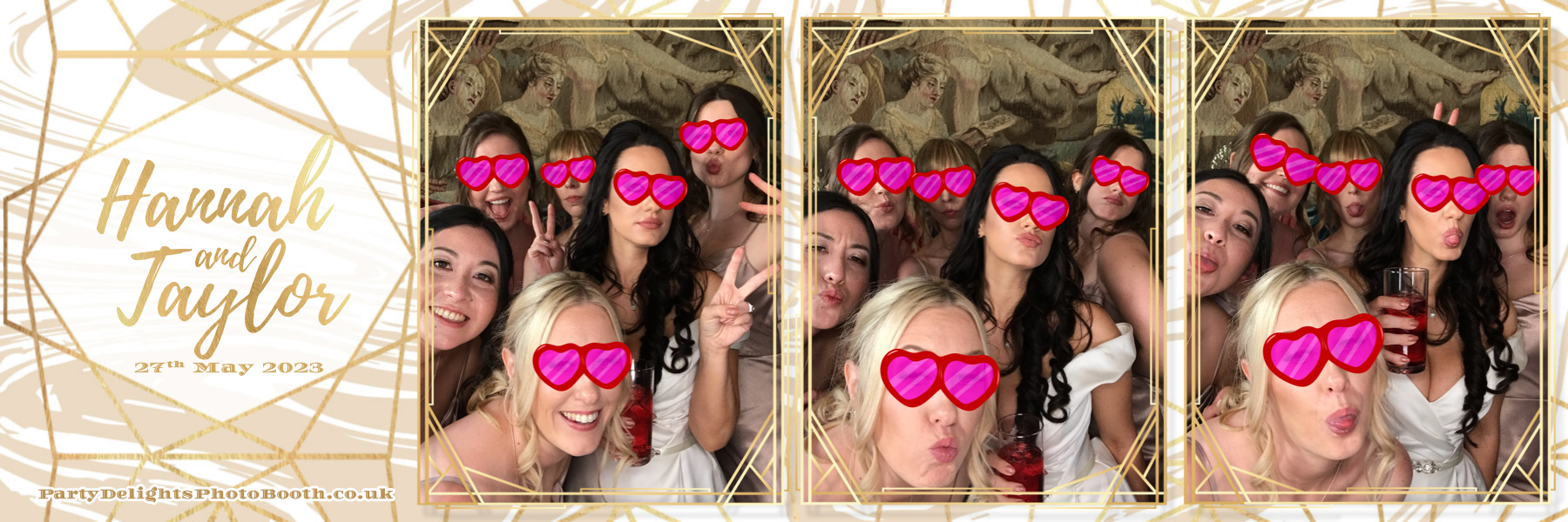 Hannah and Taylor's Wedding | View more photos from the event at gallery.partydelightsphotobooth.co.uk/u/PartyDelightsPhotoBooth/Hannah-and-Taylors-Wedding