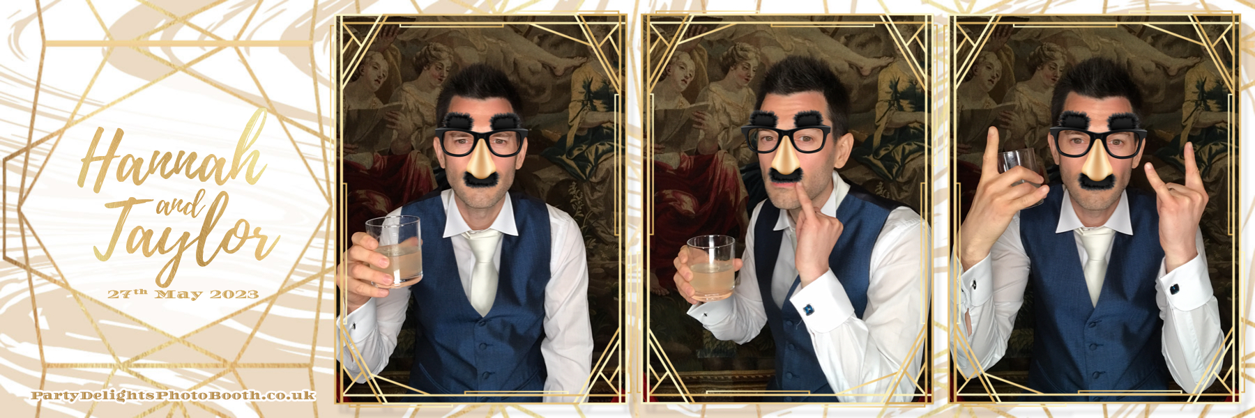 Hannah and Taylor's Wedding | View more photos from the event at gallery.partydelightsphotobooth.co.uk/u/PartyDelightsPhotoBooth/Hannah-and-Taylors-Wedding