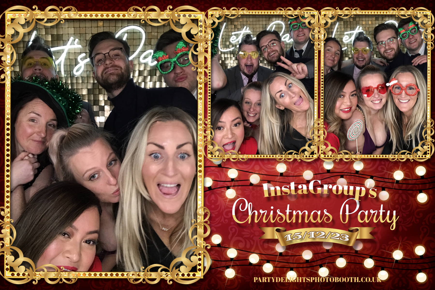 InstaGroup Christmas party 2023 | View more photos from the event at gallery.partydelightsphotobooth.co.uk/u/PartyDelightsPhotoBooth/InstaGroup-Christmas-party-2023