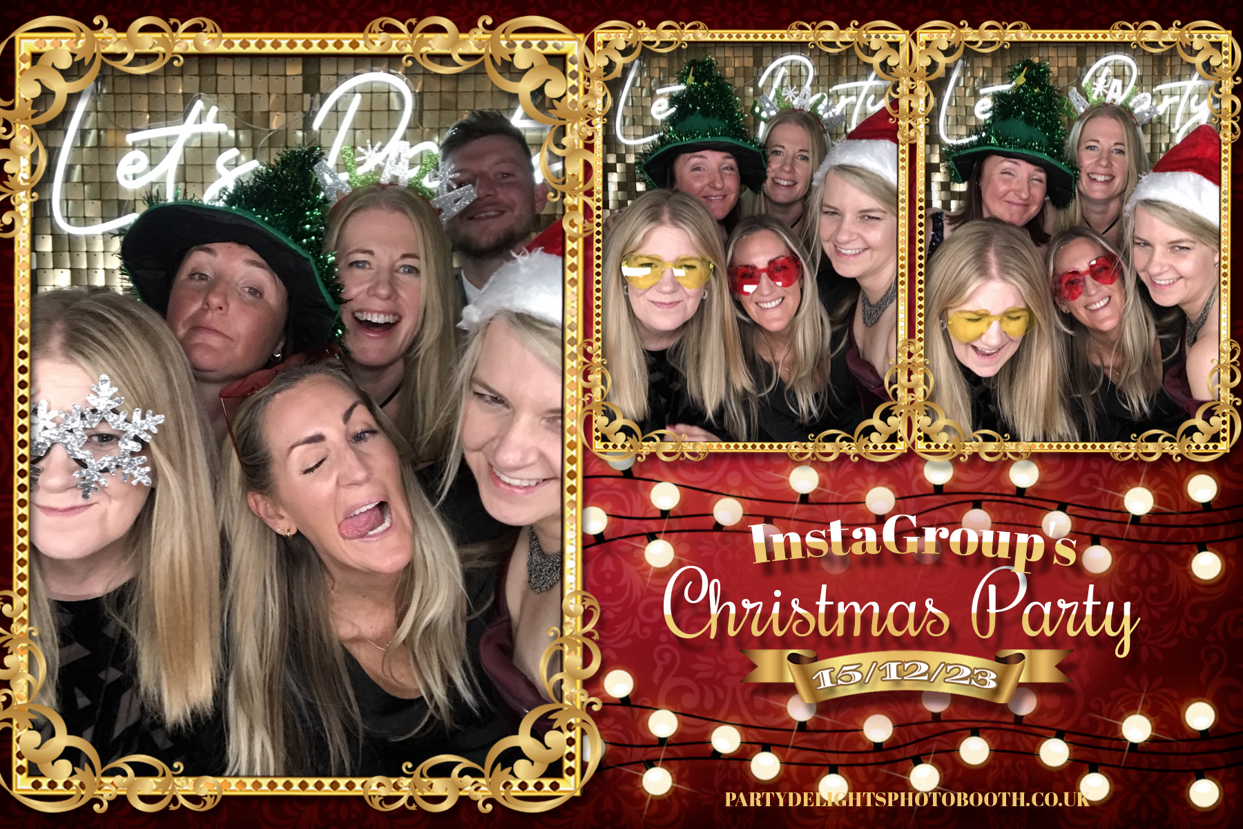 InstaGroup Christmas party 2023 | View more photos from the event at gallery.partydelightsphotobooth.co.uk/u/PartyDelightsPhotoBooth/InstaGroup-Christmas-party-2023