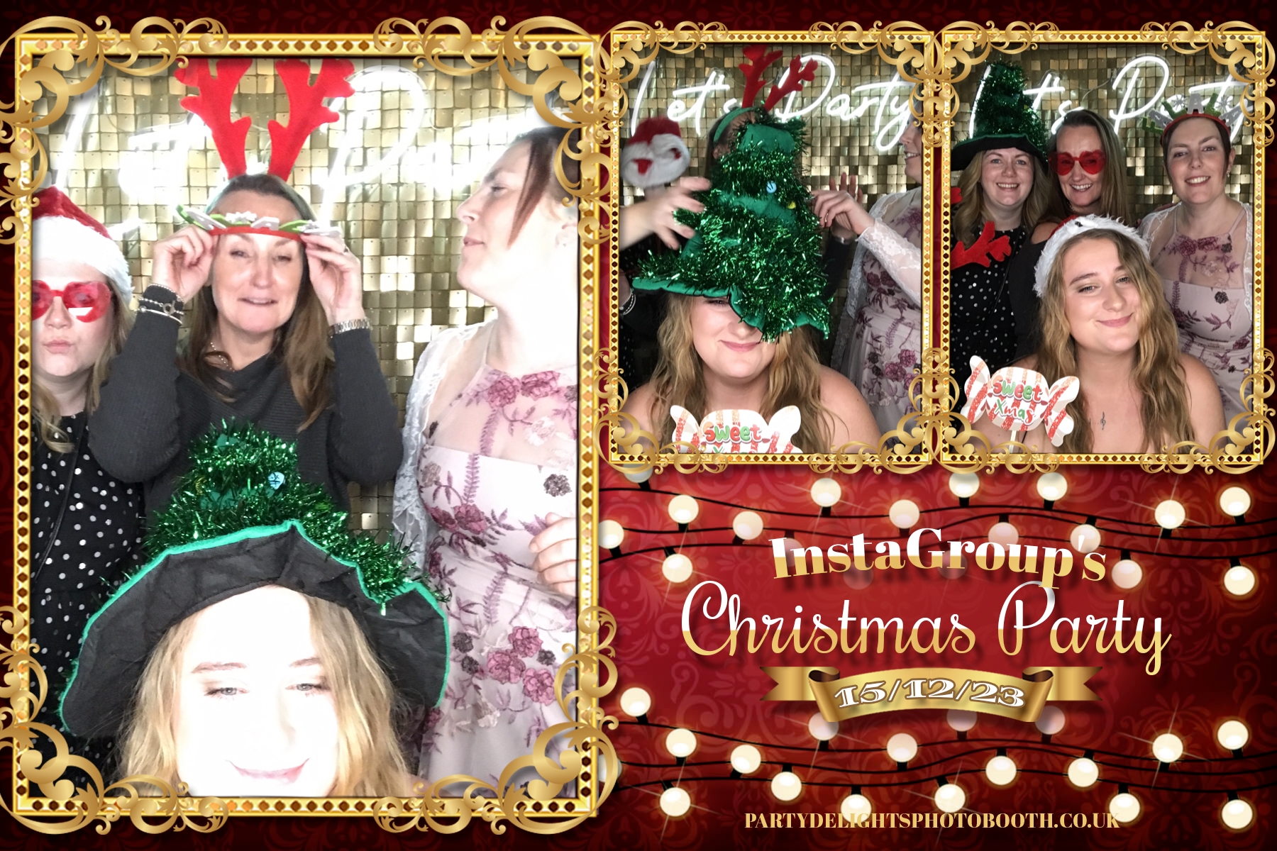 InstaGroup Christmas party 2023 | View more photos from the event at gallery.partydelightsphotobooth.co.uk/u/PartyDelightsPhotoBooth/InstaGroup-Christmas-party-2023