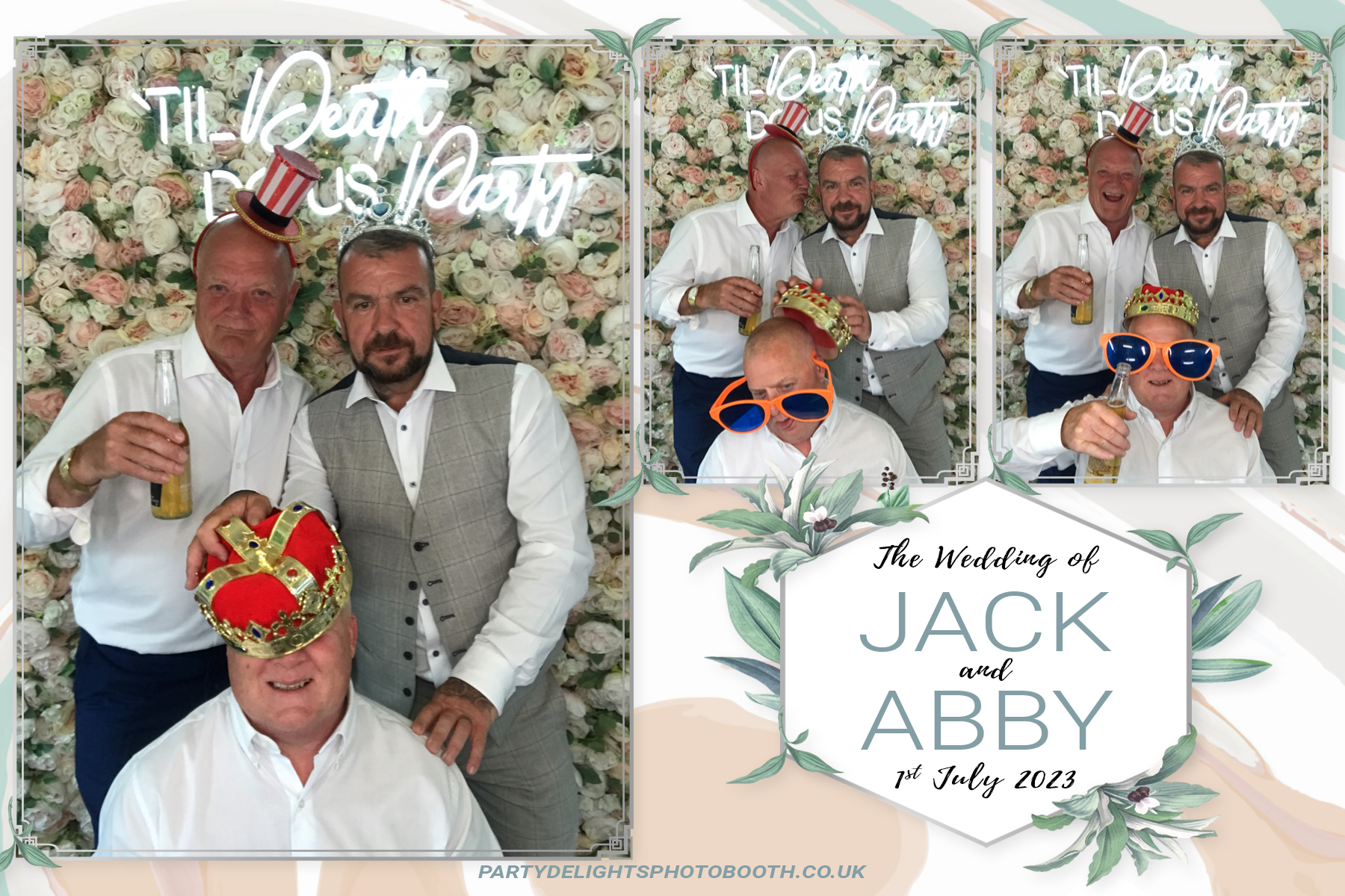 Jack and Abby’s wedding | View more photos from the event at gallery.partydelightsphotobooth.co.uk/u/PartyDelightsPhotoBooth/Jack-and-Abby’s-wedding