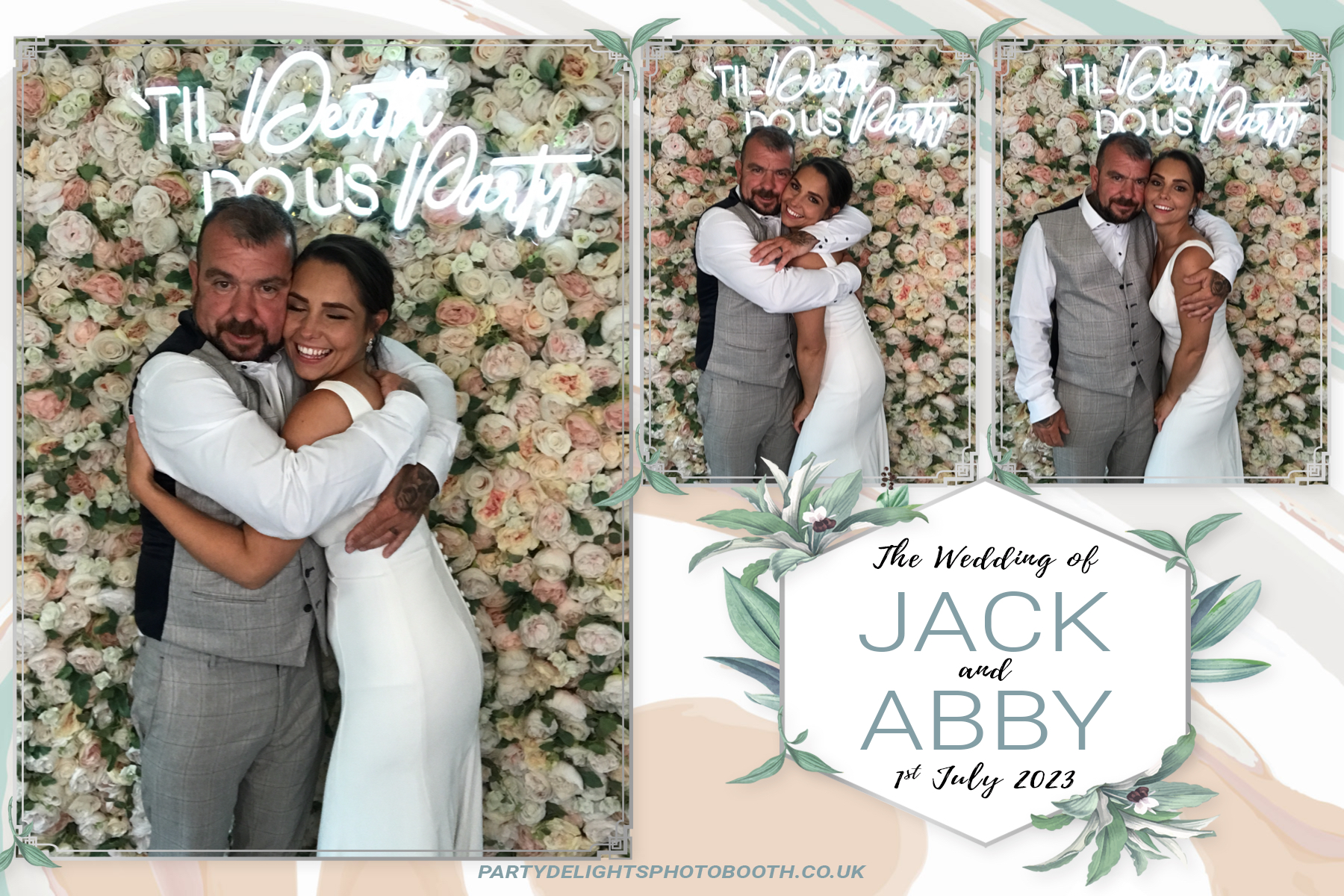 Jack and Abby’s wedding | View more photos from the event at gallery.partydelightsphotobooth.co.uk/u/PartyDelightsPhotoBooth/Jack-and-Abby’s-wedding