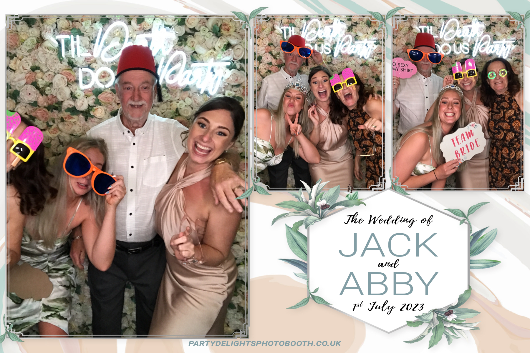 Jack and Abby’s wedding | View more photos from the event at gallery.partydelightsphotobooth.co.uk/u/PartyDelightsPhotoBooth/Jack-and-Abby’s-wedding