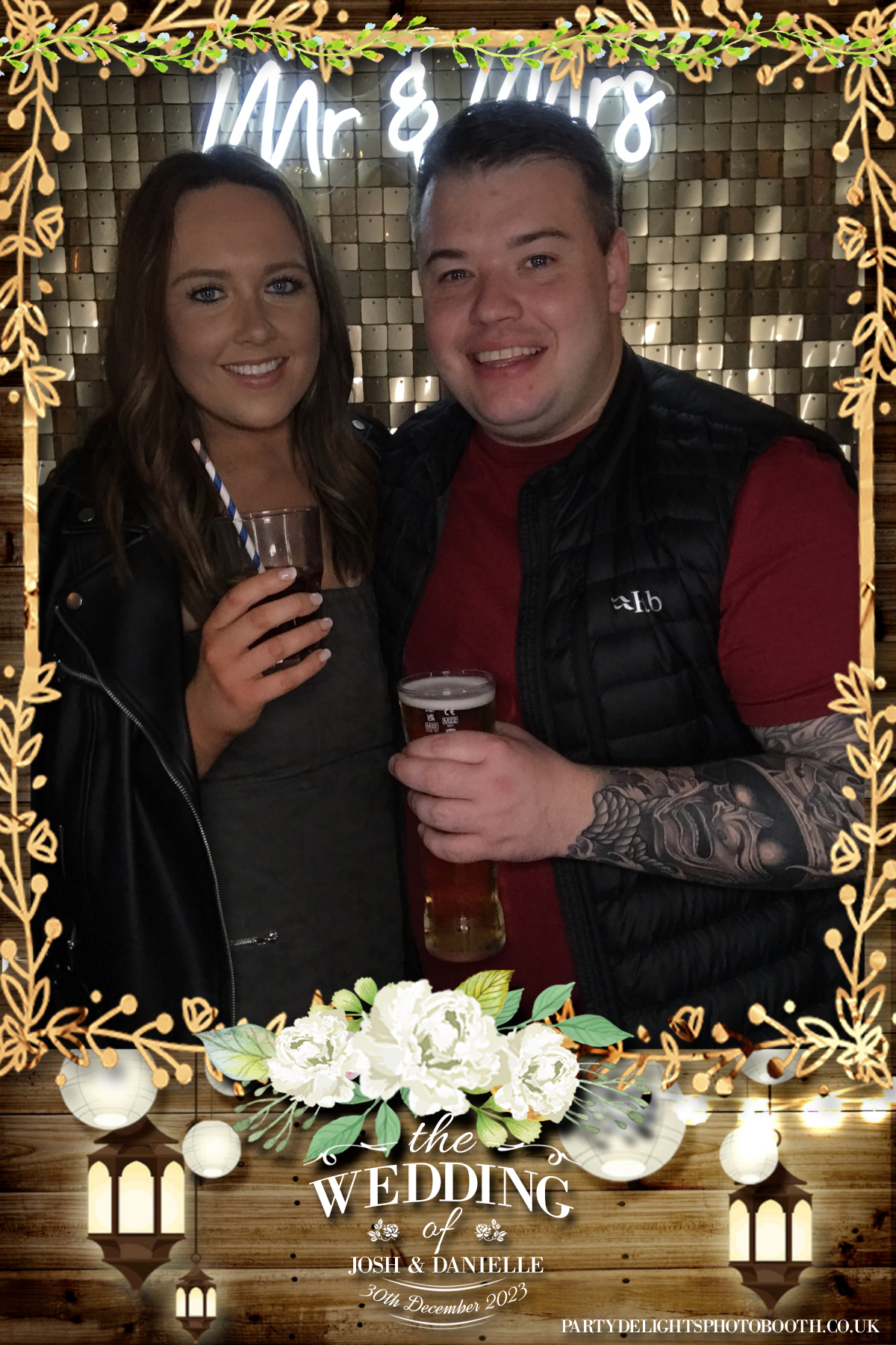 Josh’s and Danielle’s Wedding | View more photos from the event at gallery.partydelightsphotobooth.co.uk/u/PartyDelightsPhotoBooth/Josh’s-and-Danielle’s-Wedding