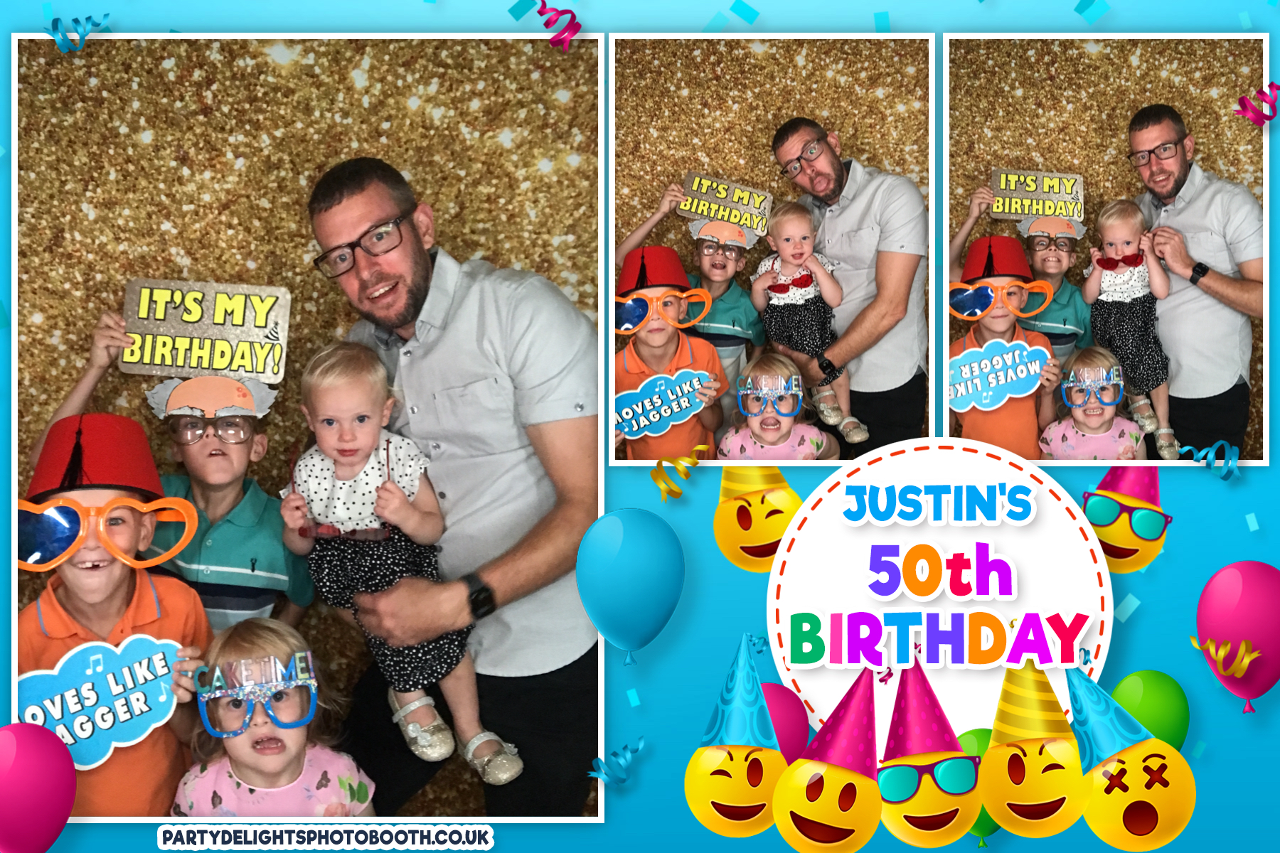 Justin's 50th Birthday Party | View more photos from the event at gallery.partydelightsphotobooth.co.uk/u/PartyDelightsPhotoBooth/Justins-50th-Birthday-Party