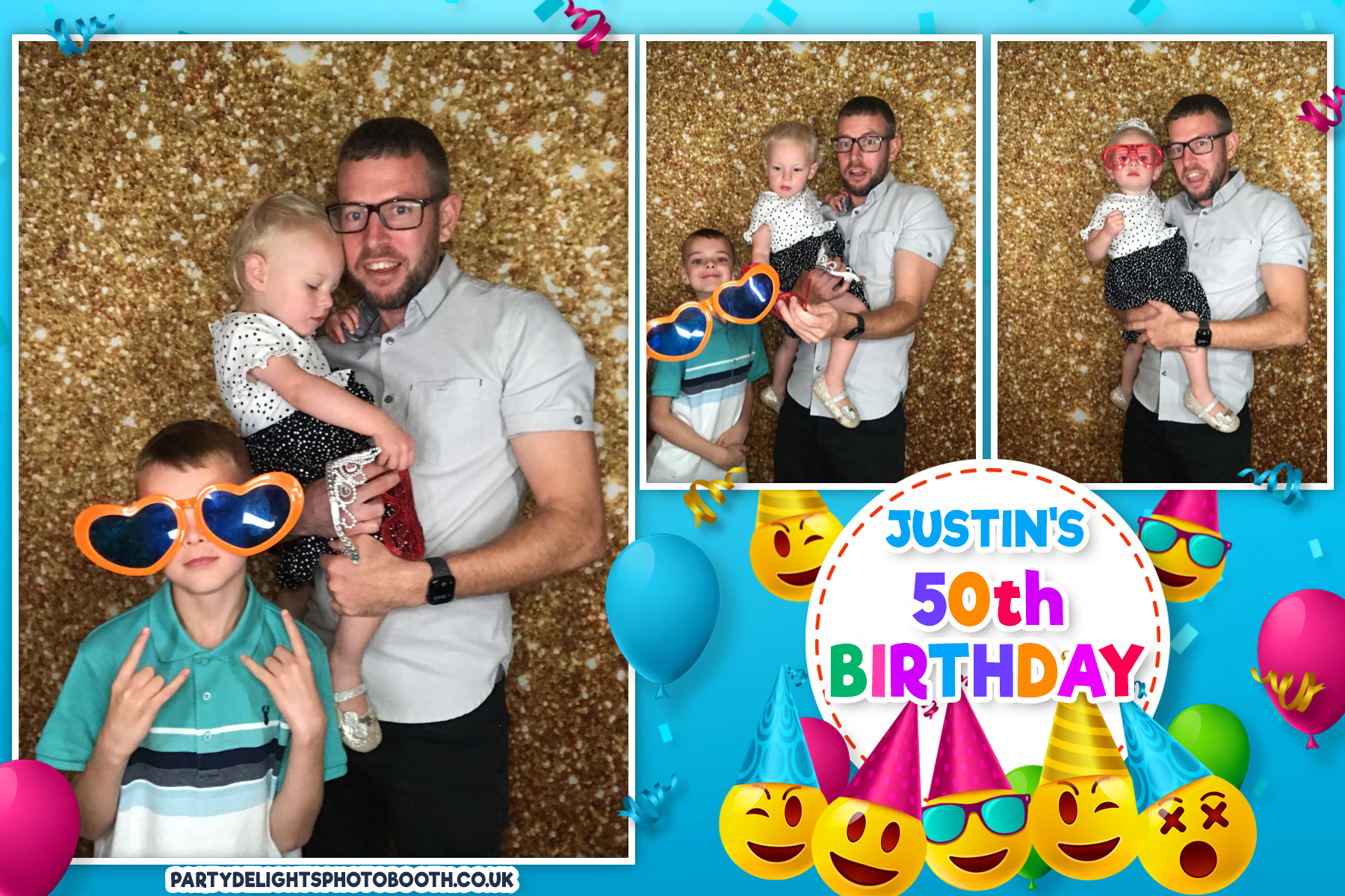 Justin's 50th Birthday Party | View more photos from the event at gallery.partydelightsphotobooth.co.uk/u/PartyDelightsPhotoBooth/Justins-50th-Birthday-Party