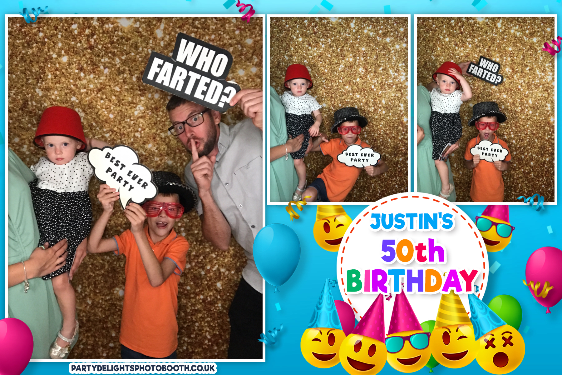 Justin's 50th Birthday Party | View more photos from the event at gallery.partydelightsphotobooth.co.uk/u/PartyDelightsPhotoBooth/Justins-50th-Birthday-Party
