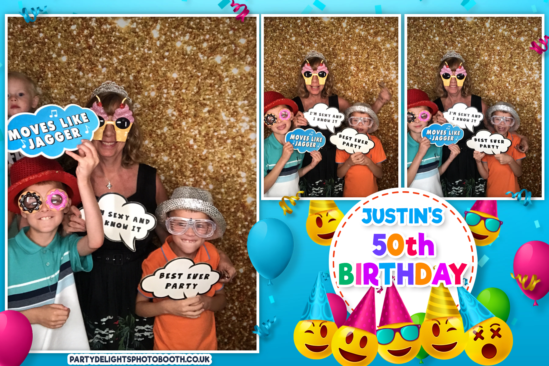 Justin's 50th Birthday Party | View more photos from the event at gallery.partydelightsphotobooth.co.uk/u/PartyDelightsPhotoBooth/Justins-50th-Birthday-Party