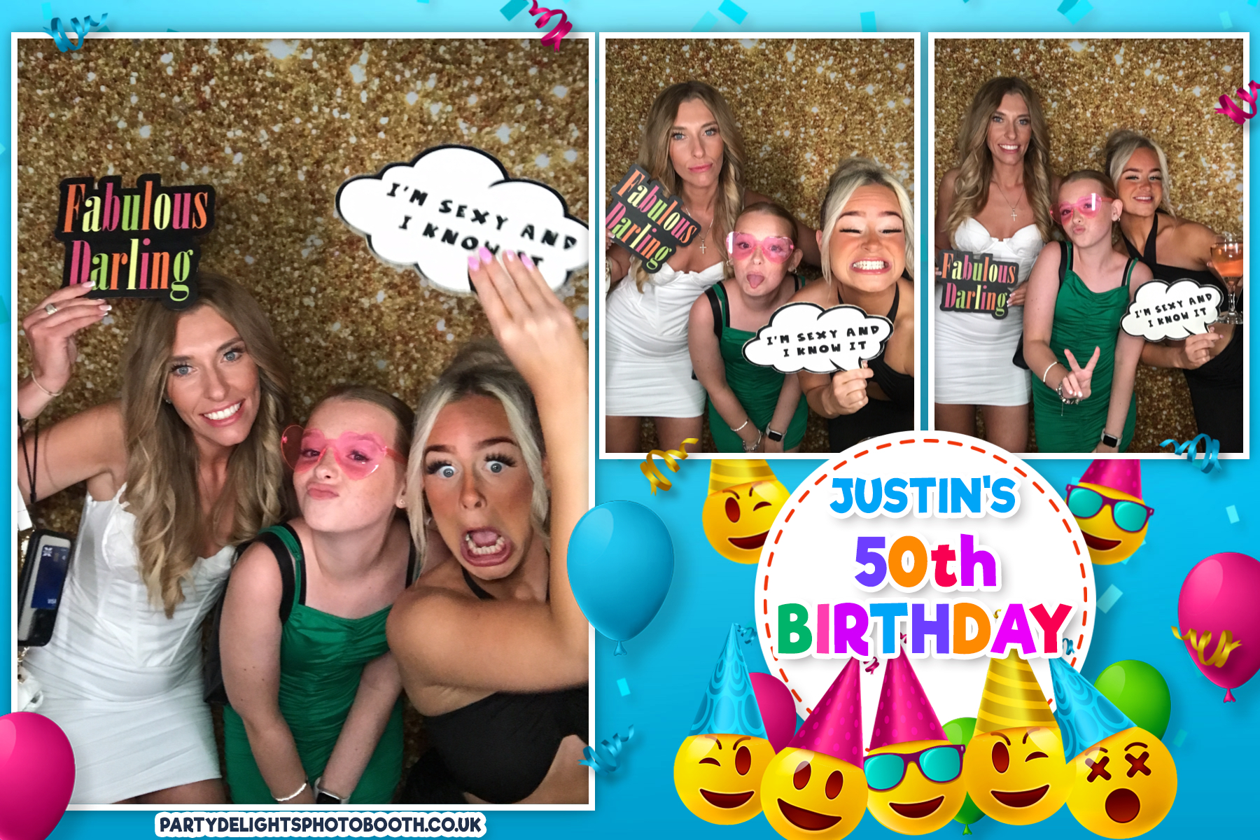 Justin's 50th Birthday Party | View more photos from the event at gallery.partydelightsphotobooth.co.uk/u/PartyDelightsPhotoBooth/Justins-50th-Birthday-Party