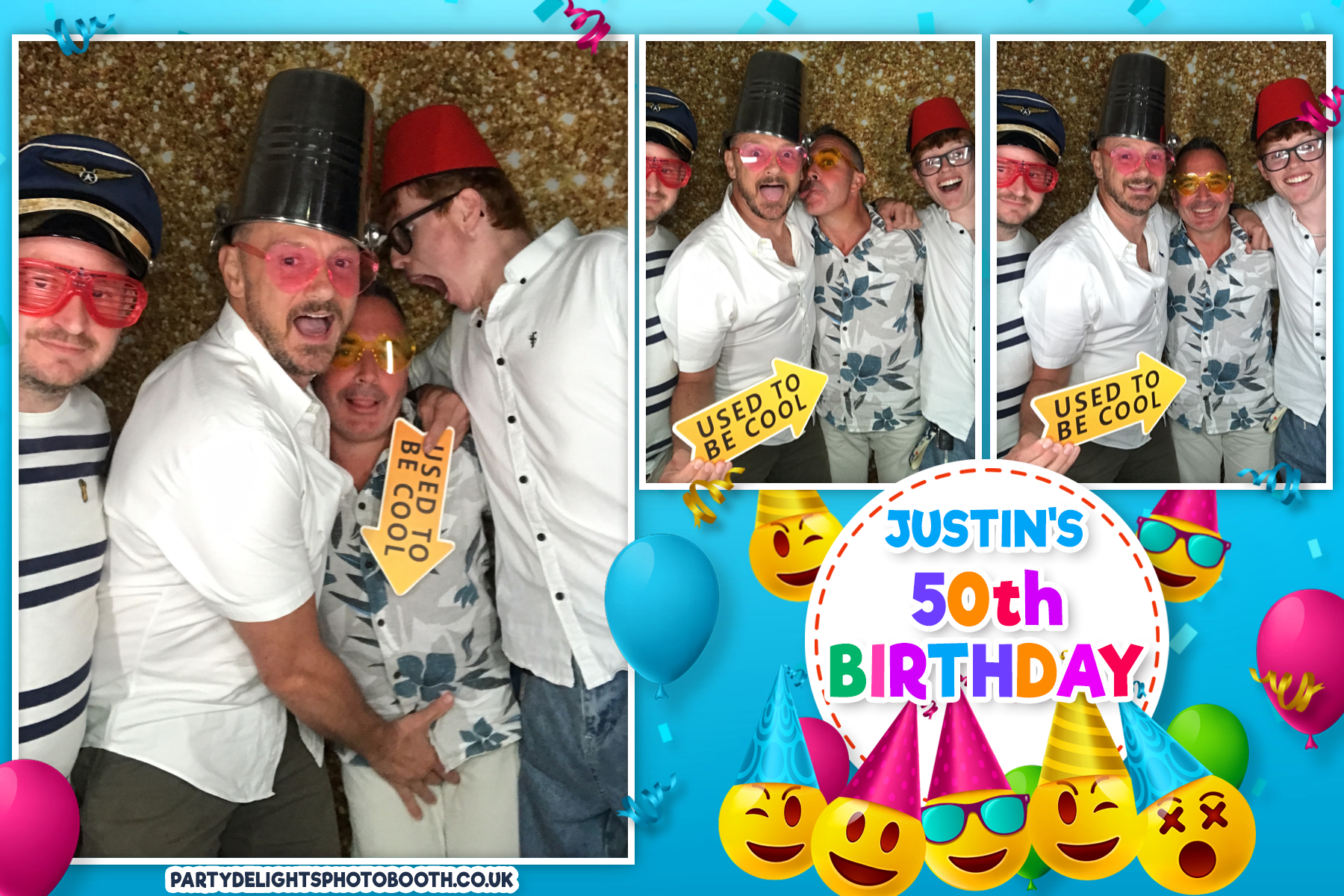 Justin's 50th Birthday Party | View more photos from the event at gallery.partydelightsphotobooth.co.uk/u/PartyDelightsPhotoBooth/Justins-50th-Birthday-Party
