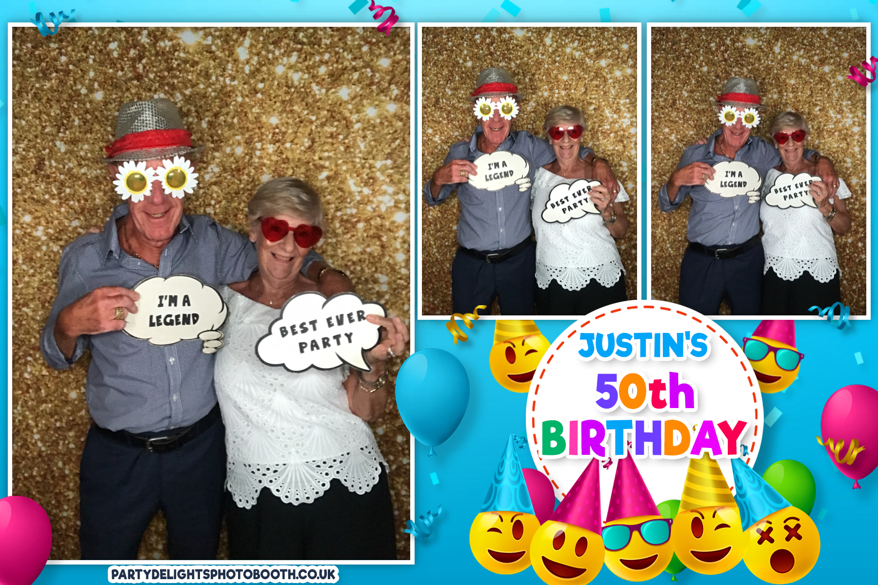 Justin's 50th Birthday Party | View more photos from the event at gallery.partydelightsphotobooth.co.uk/u/PartyDelightsPhotoBooth/Justins-50th-Birthday-Party
