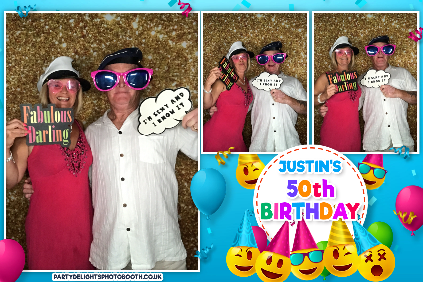 Justin's 50th Birthday Party | View more photos from the event at gallery.partydelightsphotobooth.co.uk/u/PartyDelightsPhotoBooth/Justins-50th-Birthday-Party