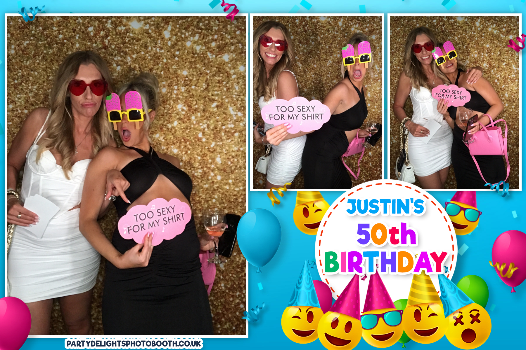 Justin's 50th Birthday Party | View more photos from the event at gallery.partydelightsphotobooth.co.uk/u/PartyDelightsPhotoBooth/Justins-50th-Birthday-Party