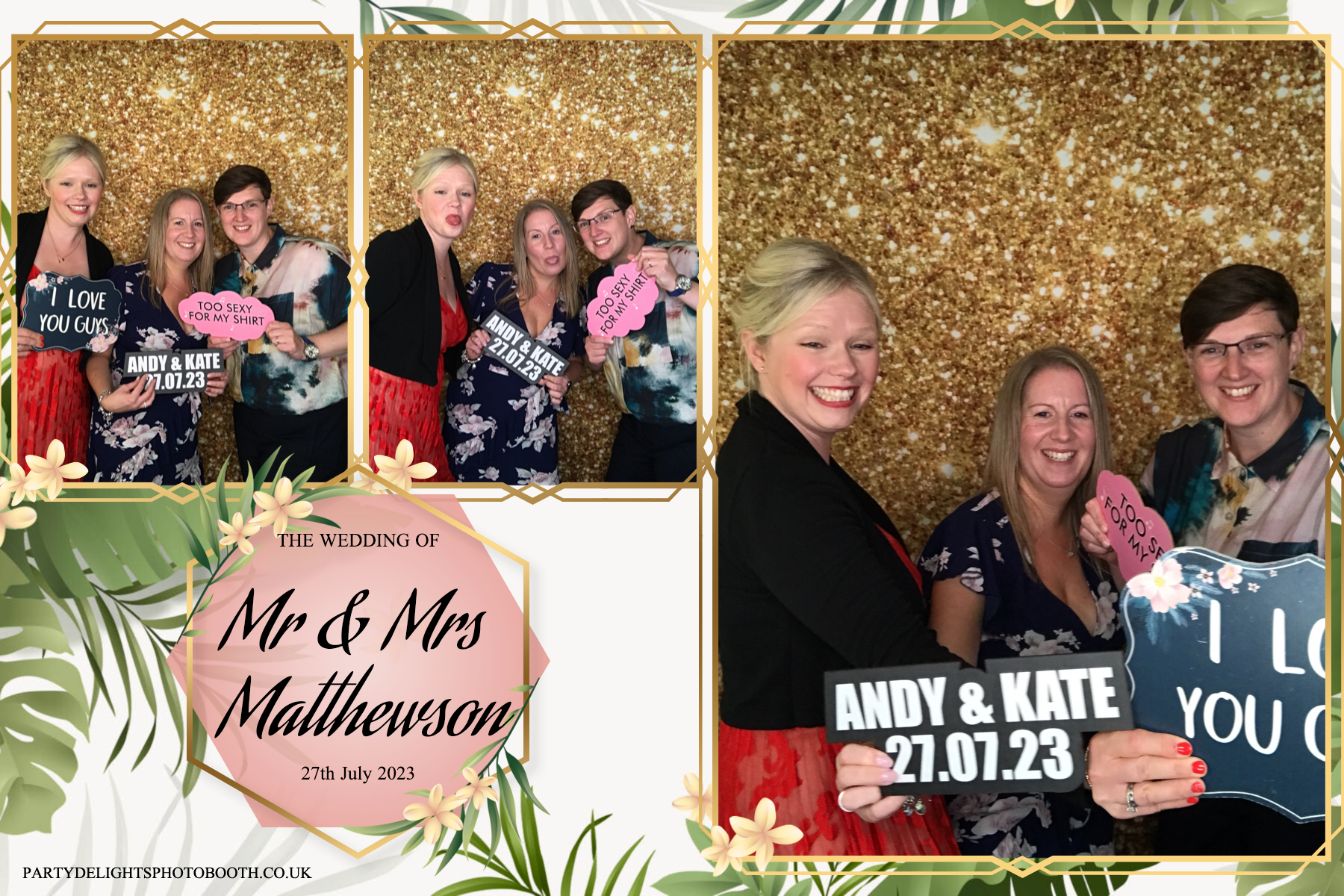Kate and Andy's Wedding | View more photos from the event at gallery.partydelightsphotobooth.co.uk/u/PartyDelightsPhotoBooth/Kate-and-Andys-Wedding