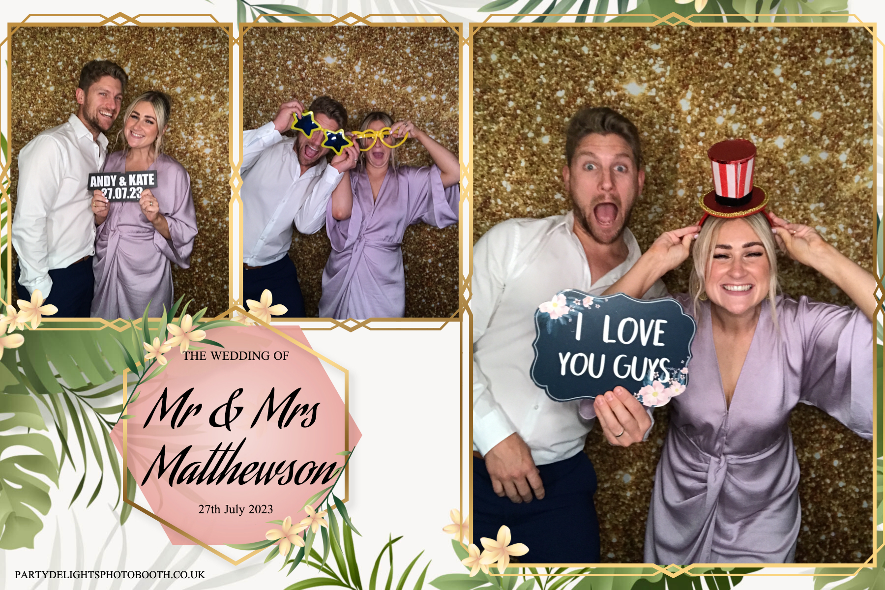 Kate and Andy's Wedding | View more photos from the event at gallery.partydelightsphotobooth.co.uk/u/PartyDelightsPhotoBooth/Kate-and-Andys-Wedding