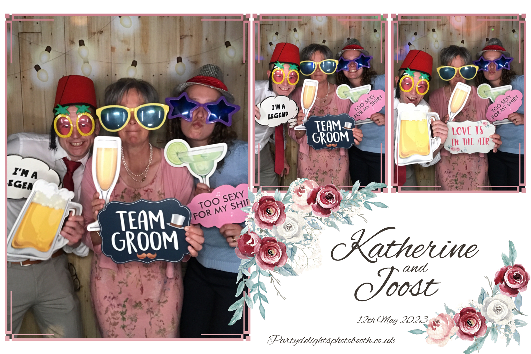 Katherine and Joost's Wedding | View more photos from the event at gallery.partydelightsphotobooth.co.uk/u/PartyDelightsPhotoBooth/Katherine-and-Joosts-Wedding