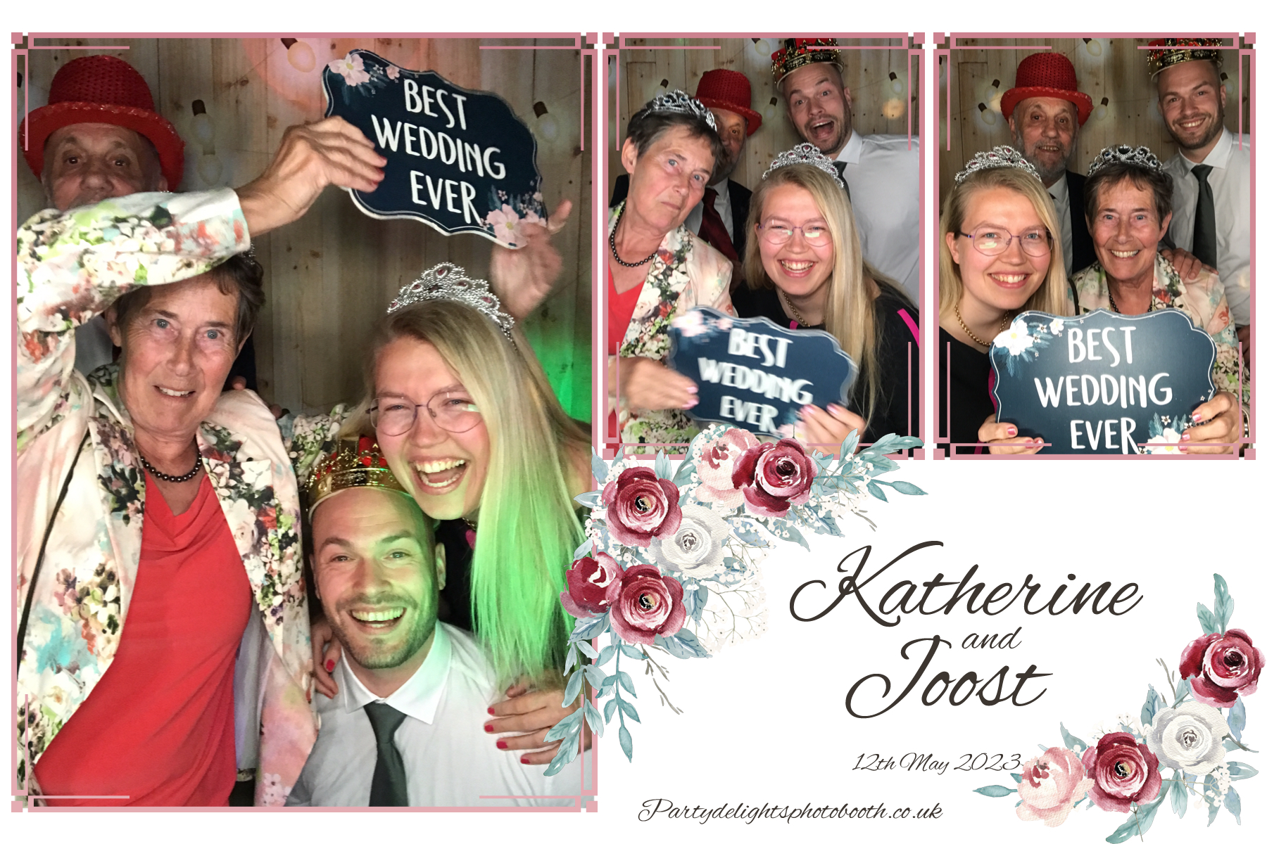 Katherine and Joost's Wedding | View more photos from the event at gallery.partydelightsphotobooth.co.uk/u/PartyDelightsPhotoBooth/Katherine-and-Joosts-Wedding