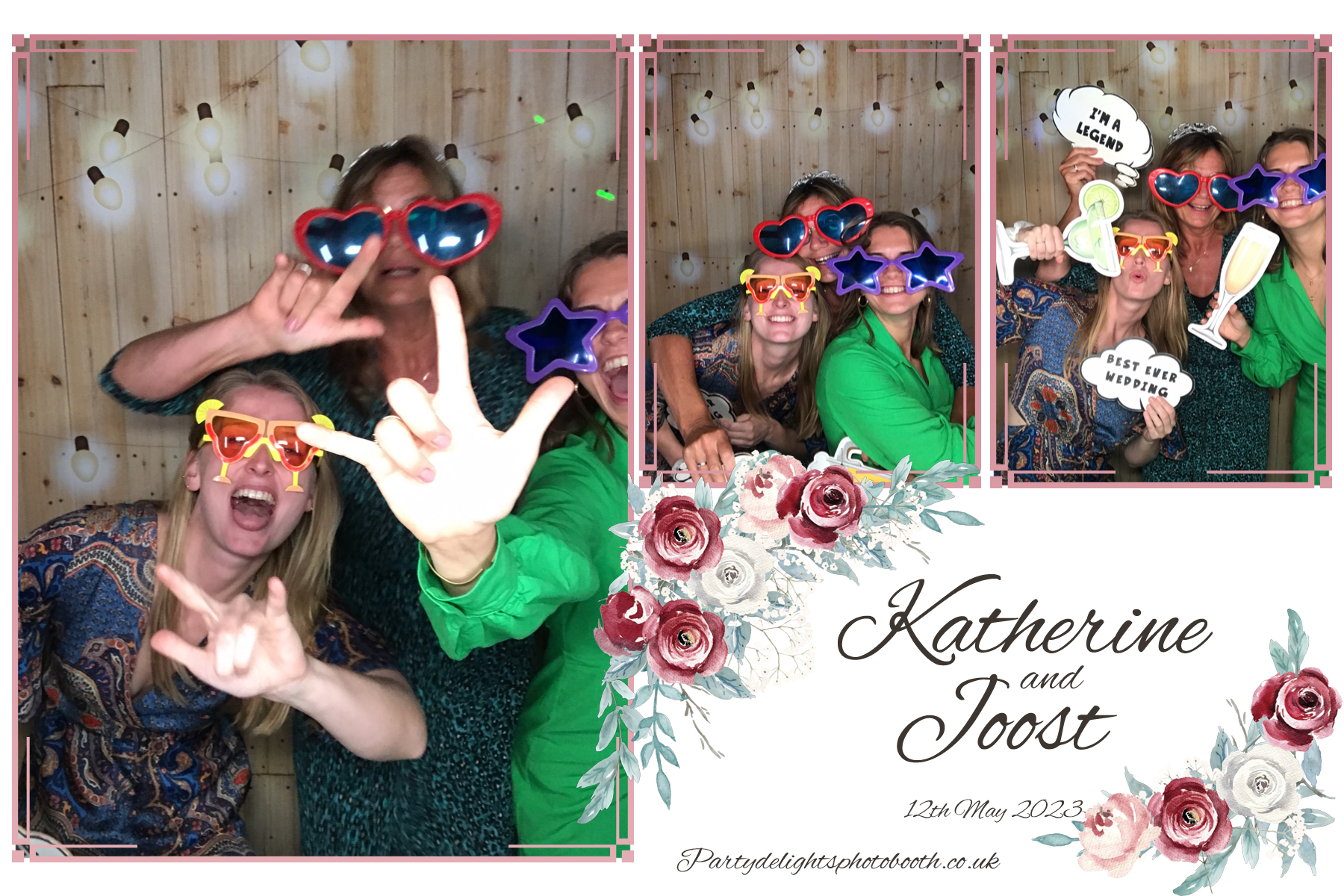 Katherine and Joost's Wedding | View more photos from the event at gallery.partydelightsphotobooth.co.uk/u/PartyDelightsPhotoBooth/Katherine-and-Joosts-Wedding