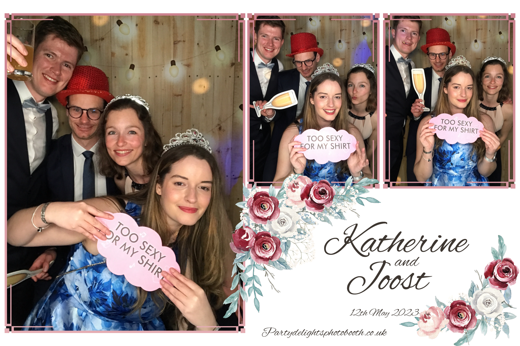 Katherine and Joost's Wedding | View more photos from the event at gallery.partydelightsphotobooth.co.uk/u/PartyDelightsPhotoBooth/Katherine-and-Joosts-Wedding