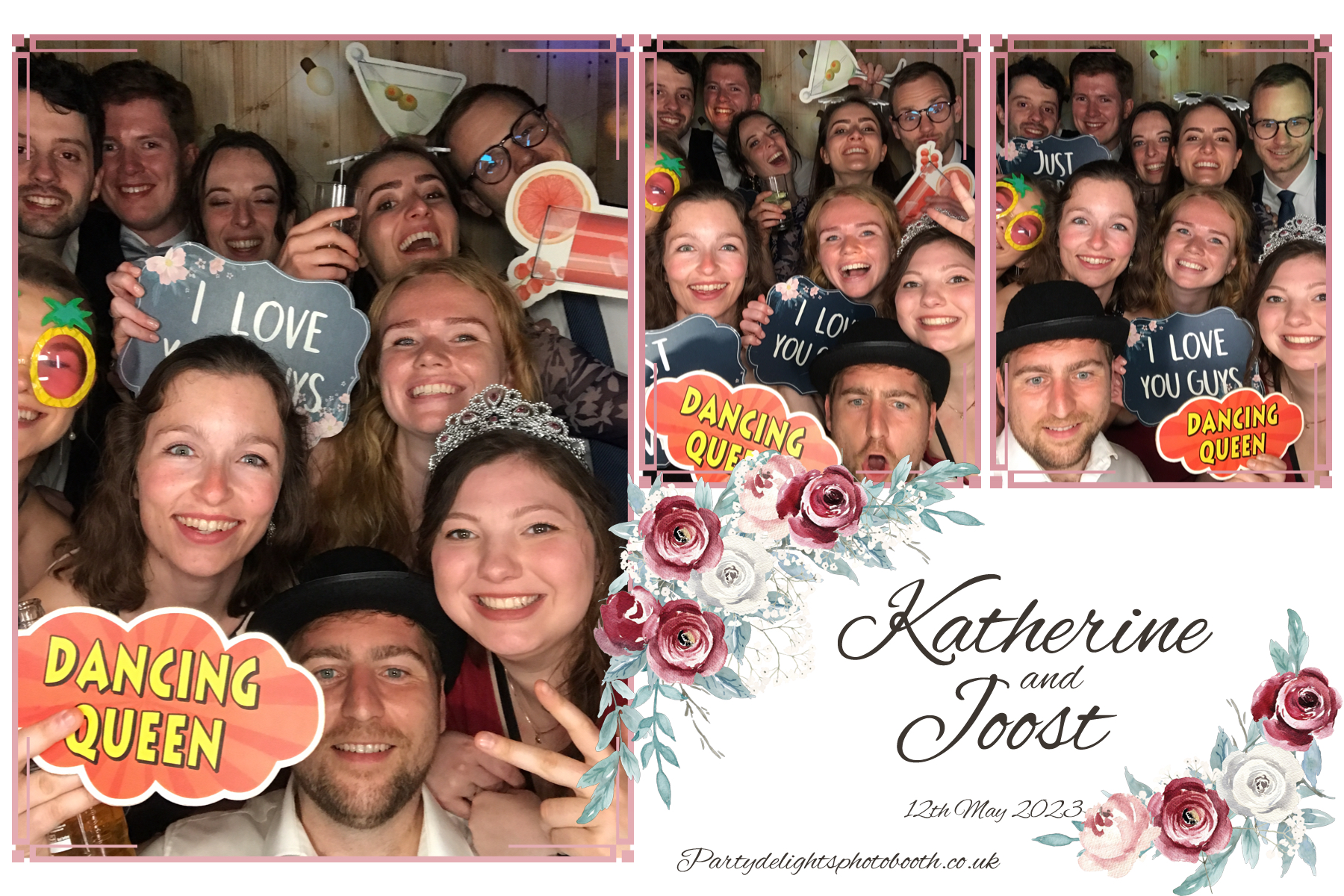 Katherine and Joost's Wedding | View more photos from the event at gallery.partydelightsphotobooth.co.uk/u/PartyDelightsPhotoBooth/Katherine-and-Joosts-Wedding