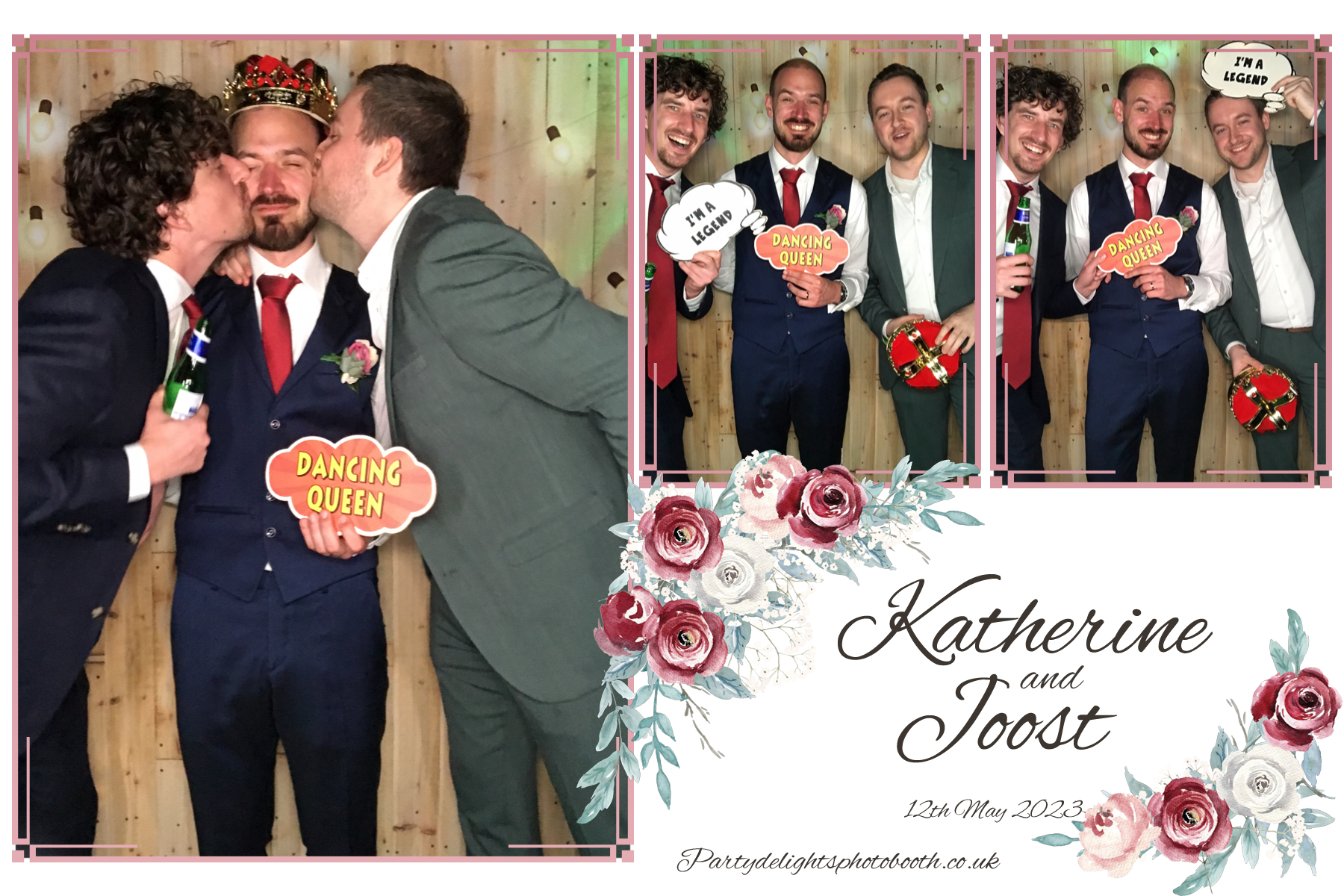 Katherine and Joost's Wedding | View more photos from the event at gallery.partydelightsphotobooth.co.uk/u/PartyDelightsPhotoBooth/Katherine-and-Joosts-Wedding