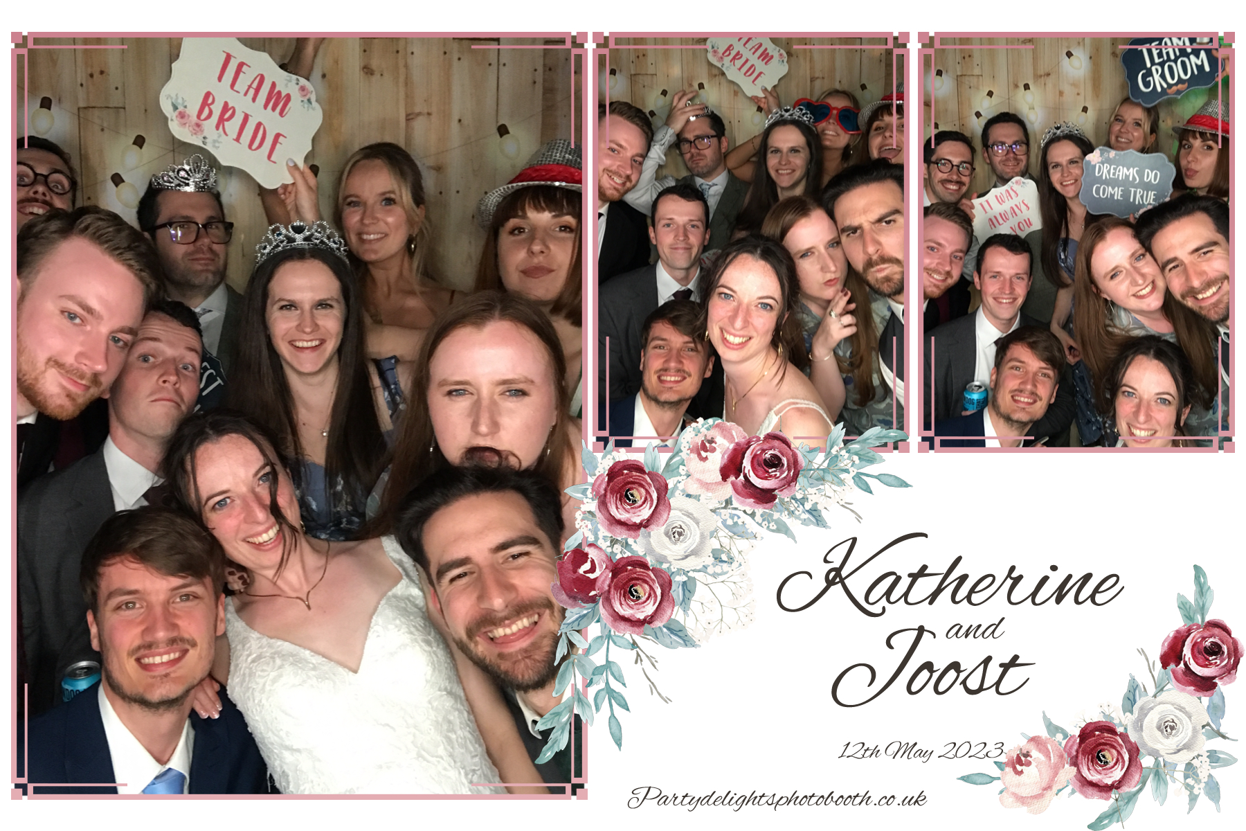 Katherine and Joost's Wedding | View more photos from the event at gallery.partydelightsphotobooth.co.uk/u/PartyDelightsPhotoBooth/Katherine-and-Joosts-Wedding