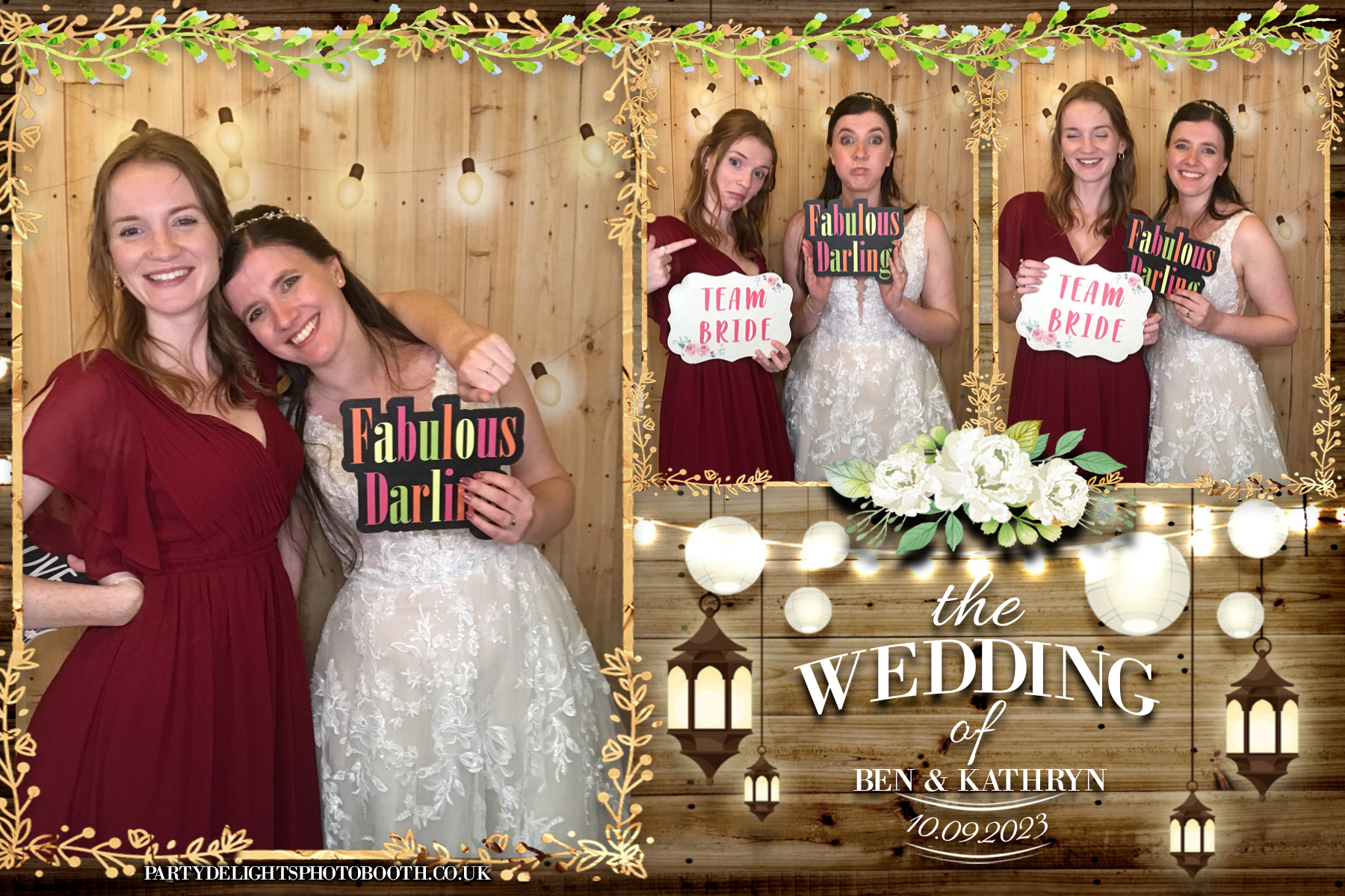 Kathryn and Ben's wedding | View more photos from the event at gallery.partydelightsphotobooth.co.uk/u/PartyDelightsPhotoBooth/Kathryn-and-Bens-wedding