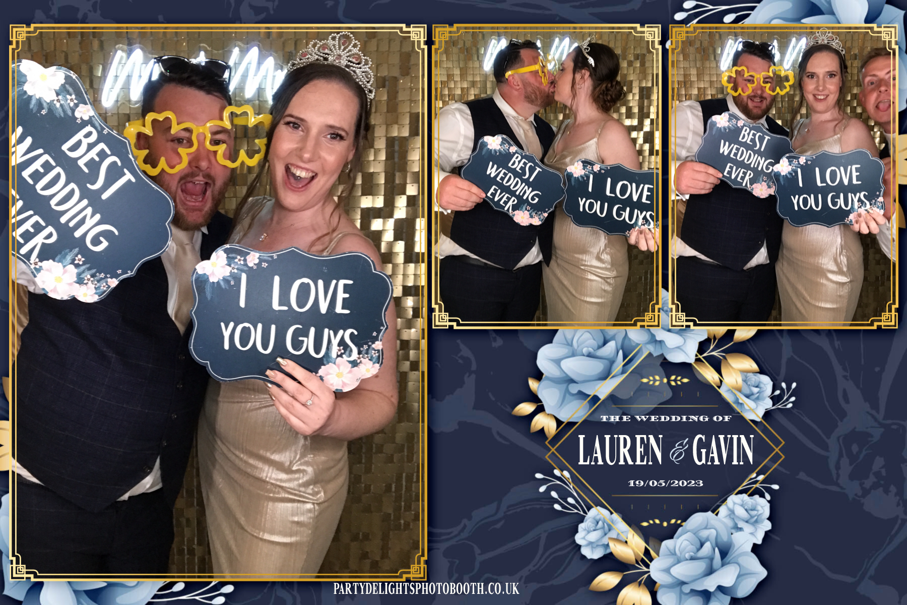 Lauren & Gavin's Wedding | View more photos from the event at gallery.partydelightsphotobooth.co.uk/u/PartyDelightsPhotoBooth/Lauren-Gavins-Wedding
