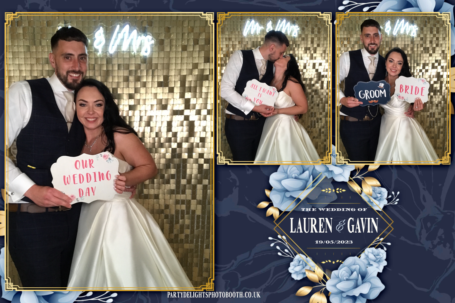 Lauren & Gavin's Wedding | View more photos from the event at gallery.partydelightsphotobooth.co.uk/u/PartyDelightsPhotoBooth/Lauren-Gavins-Wedding