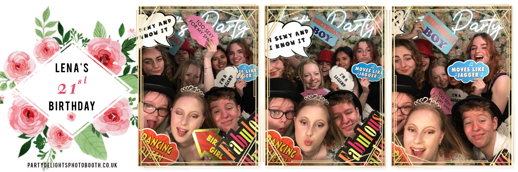 Lena's 21st Birthday | View more photos from the event at gallery.partydelightsphotobooth.co.uk/u/PartyDelightsPhotoBooth/Lenas-21st-Birthday