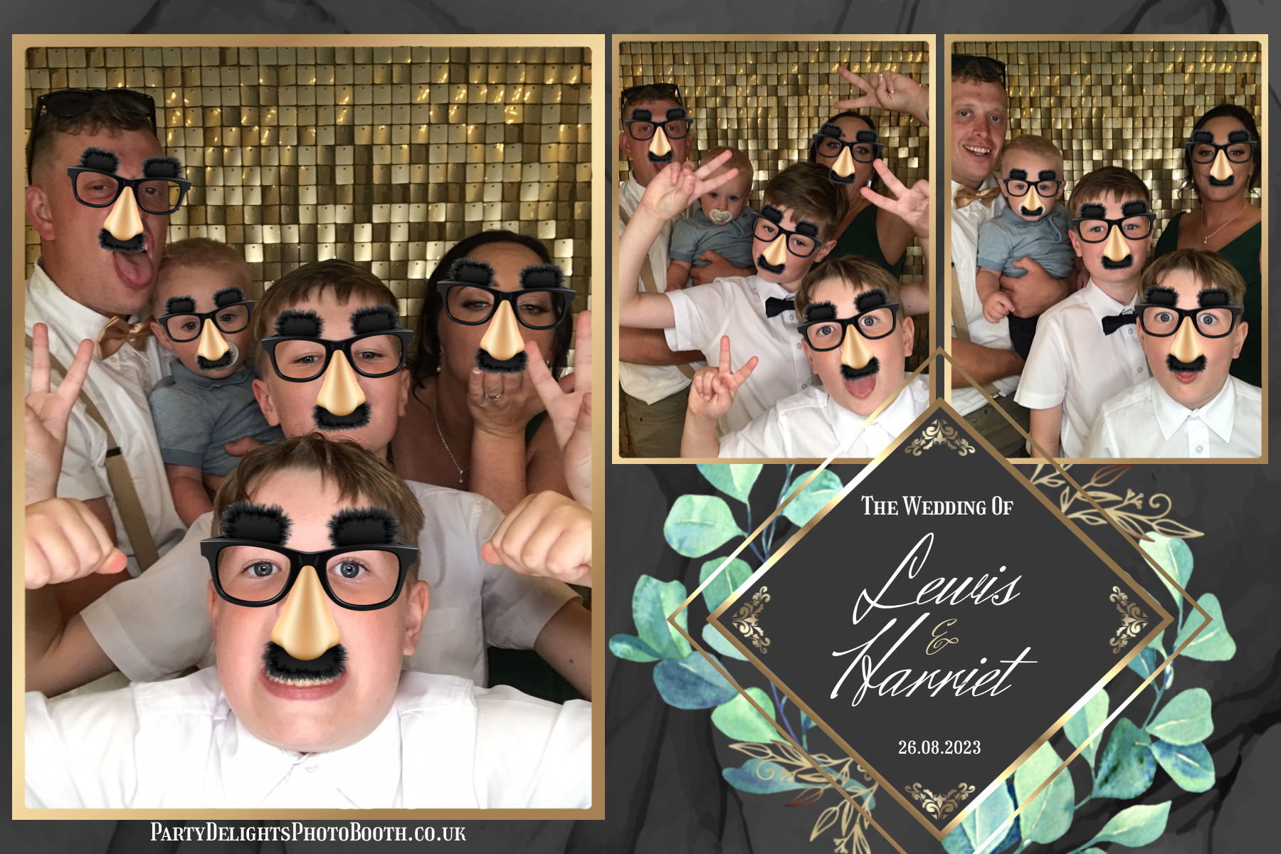 Lewis and Harriet's Wedding | View more photos from the event at gallery.partydelightsphotobooth.co.uk/u/PartyDelightsPhotoBooth/Lewis-and-Harriets-Wedding