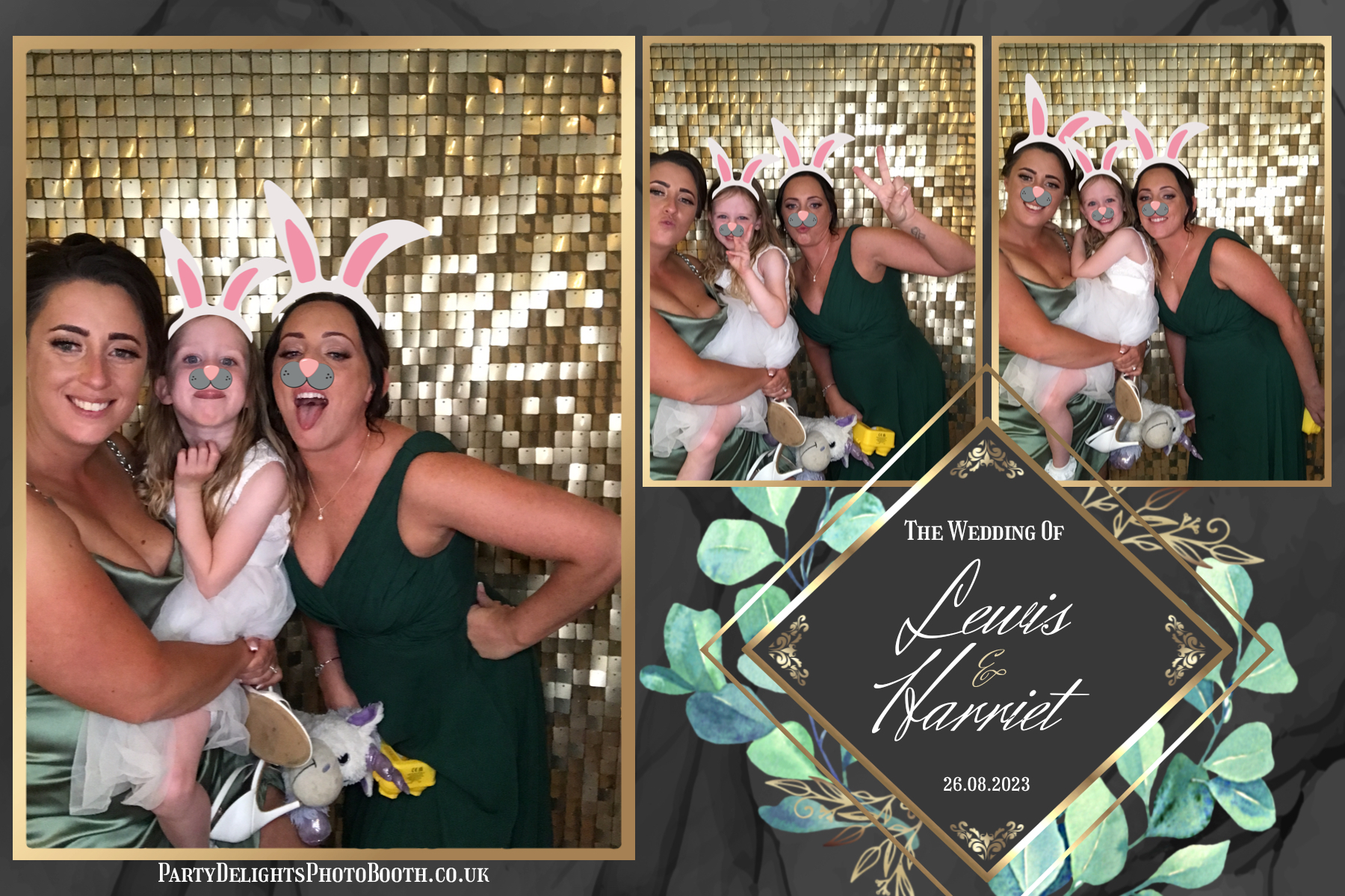 Lewis and Harriet's Wedding | View more photos from the event at gallery.partydelightsphotobooth.co.uk/u/PartyDelightsPhotoBooth/Lewis-and-Harriets-Wedding