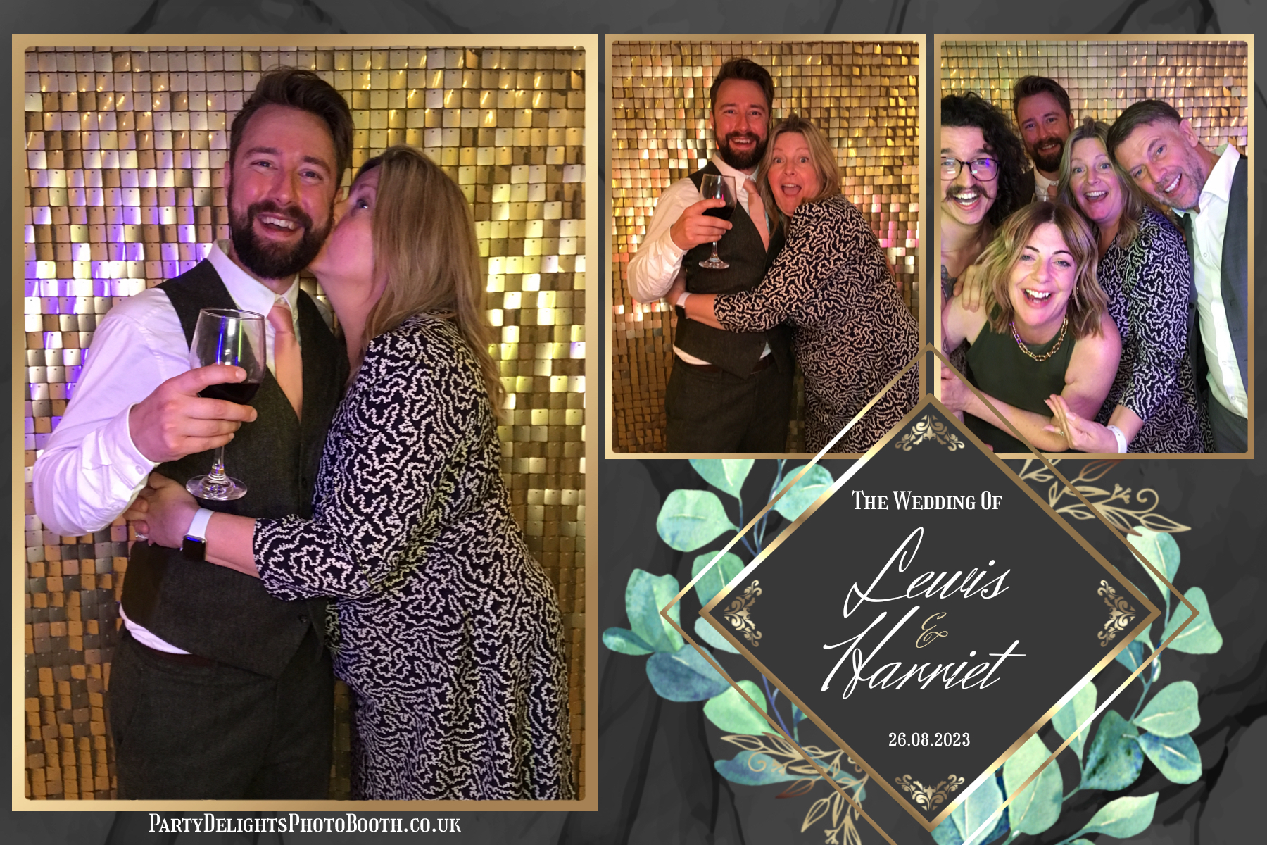 Lewis and Harriet's Wedding | View more photos from the event at gallery.partydelightsphotobooth.co.uk/u/PartyDelightsPhotoBooth/Lewis-and-Harriets-Wedding