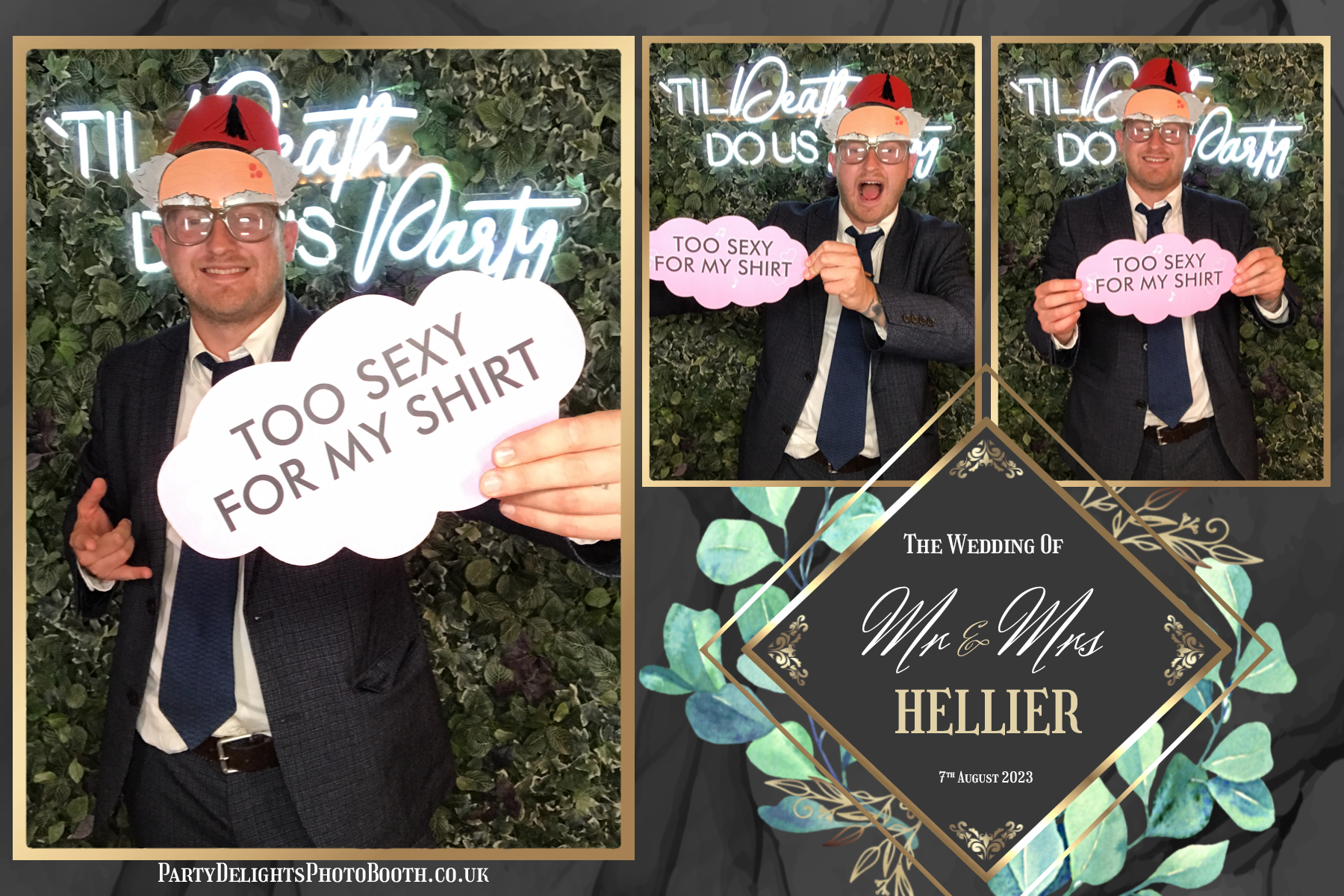 Lindsay & Ed's Wedding. | View more photos from the event at gallery.partydelightsphotobooth.co.uk/u/PartyDelightsPhotoBooth/Lindsay-Eds-Wedding