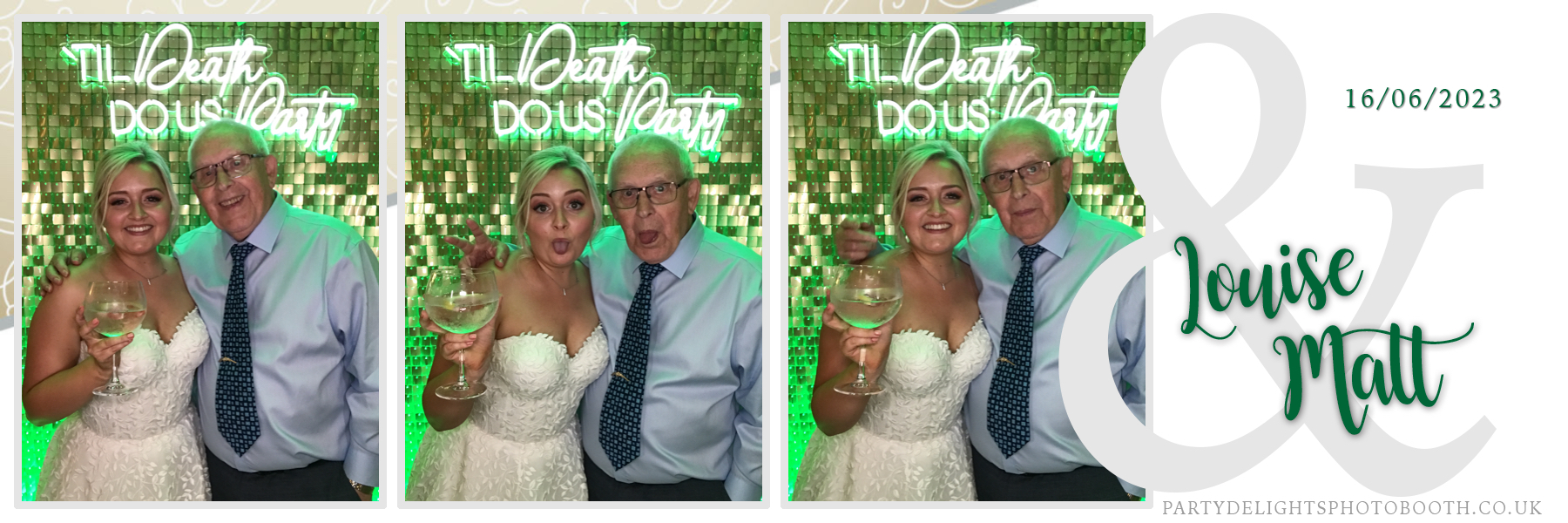 Louise & Matthew's Wedding | View more photos from the event at gallery.partydelightsphotobooth.co.uk/u/PartyDelightsPhotoBooth/Louise-Matthews-Wedding