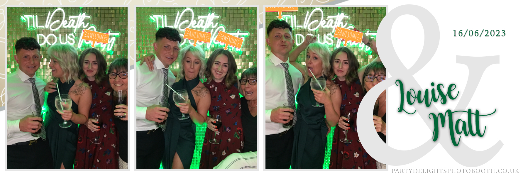 Louise & Matthew's Wedding | View more photos from the event at gallery.partydelightsphotobooth.co.uk/u/PartyDelightsPhotoBooth/Louise-Matthews-Wedding
