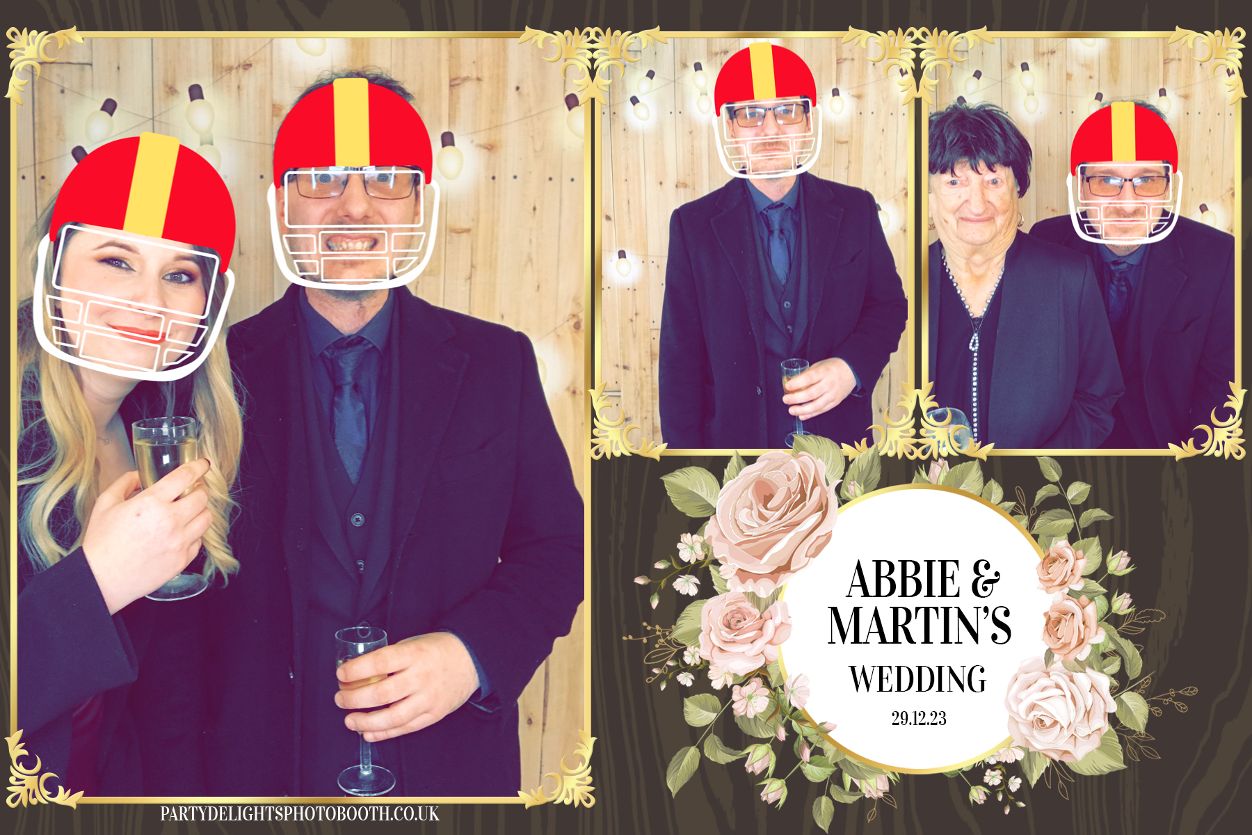 Martin and Abbie's wedding | View more photos from the event at gallery.partydelightsphotobooth.co.uk/u/PartyDelightsPhotoBooth/Martin-and-Abbies-wedding