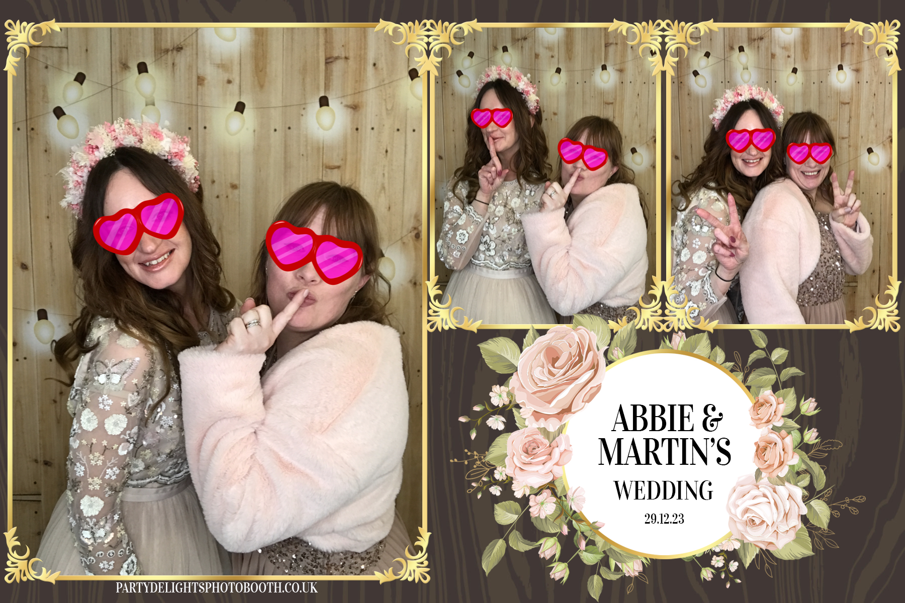 Martin and Abbie's wedding | View more photos from the event at gallery.partydelightsphotobooth.co.uk/u/PartyDelightsPhotoBooth/Martin-and-Abbies-wedding