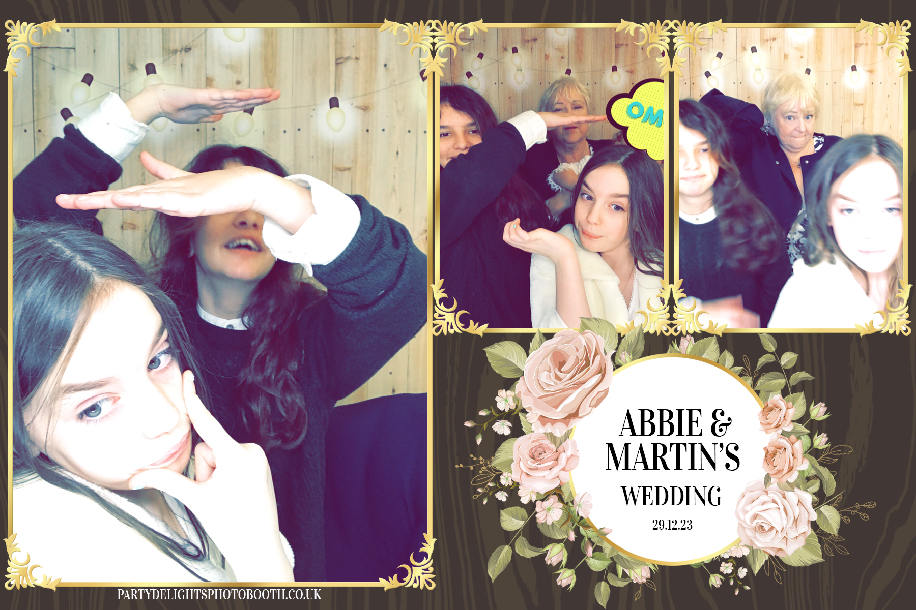 Martin and Abbie's wedding | View more photos from the event at gallery.partydelightsphotobooth.co.uk/u/PartyDelightsPhotoBooth/Martin-and-Abbies-wedding
