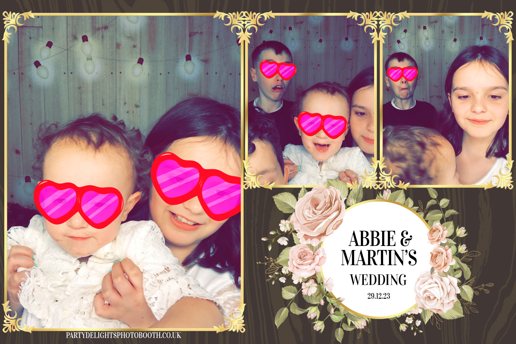 Martin and Abbie's wedding | View more photos from the event at gallery.partydelightsphotobooth.co.uk/u/PartyDelightsPhotoBooth/Martin-and-Abbies-wedding