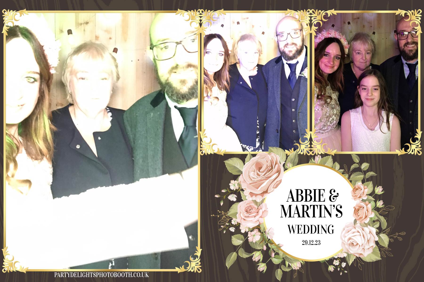 Martin and Abbie's wedding | View more photos from the event at gallery.partydelightsphotobooth.co.uk/u/PartyDelightsPhotoBooth/Martin-and-Abbies-wedding