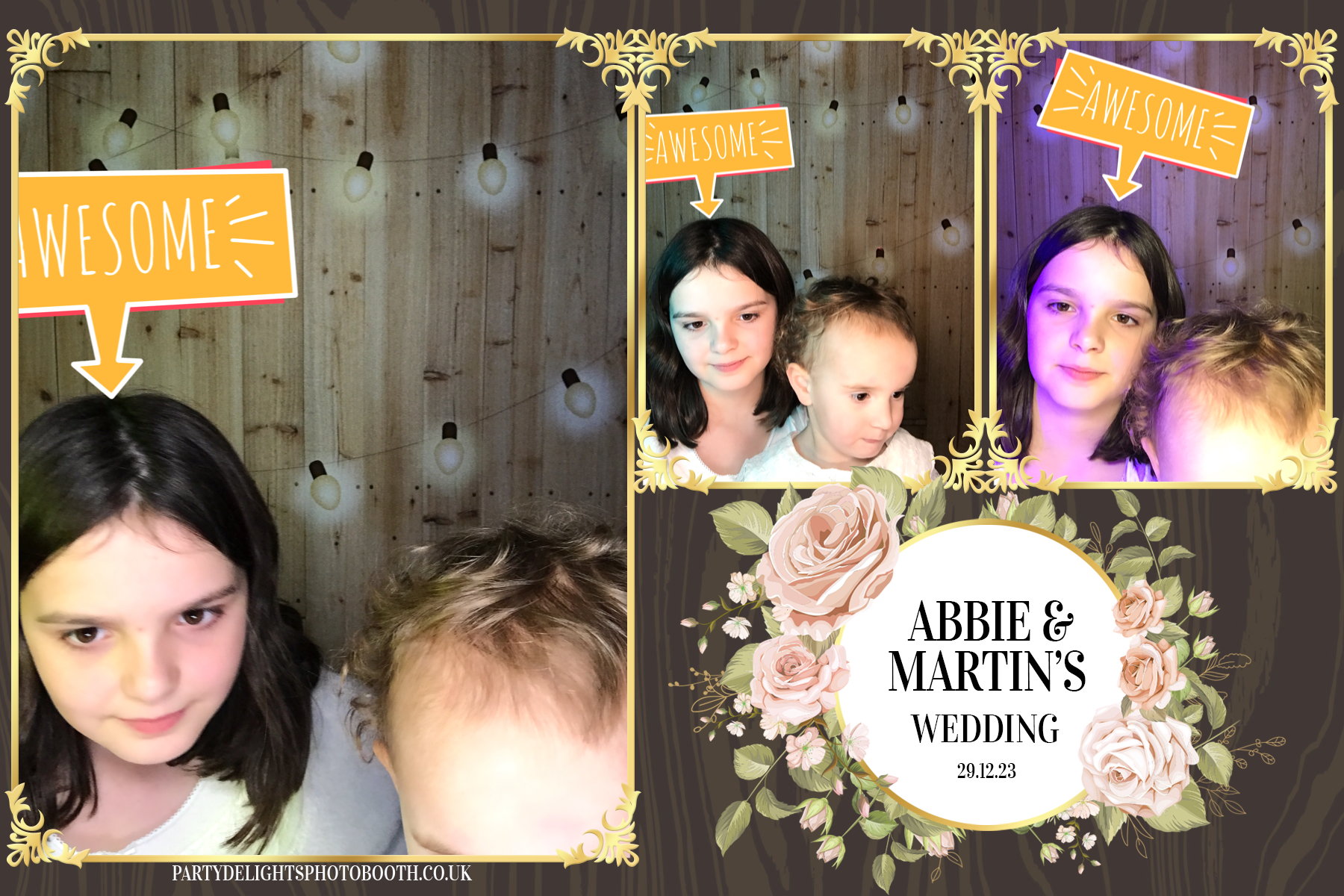 Martin and Abbie's wedding | View more photos from the event at gallery.partydelightsphotobooth.co.uk/u/PartyDelightsPhotoBooth/Martin-and-Abbies-wedding